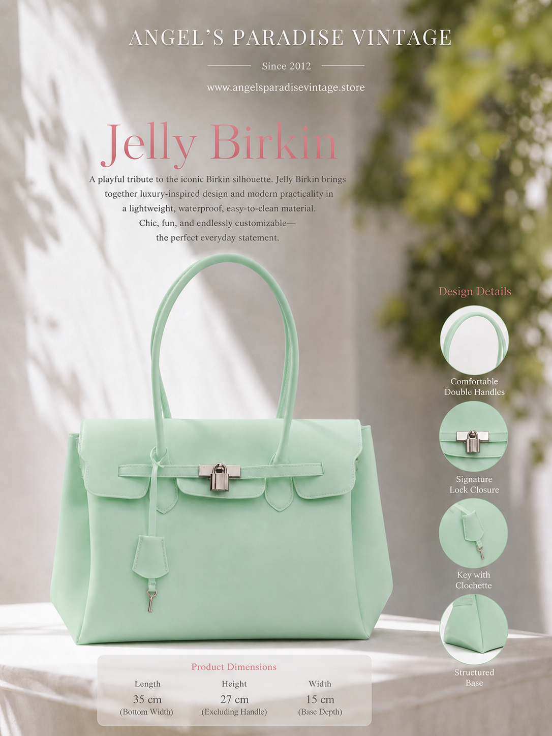Jelly Birkin玩味奢華 果凍美學