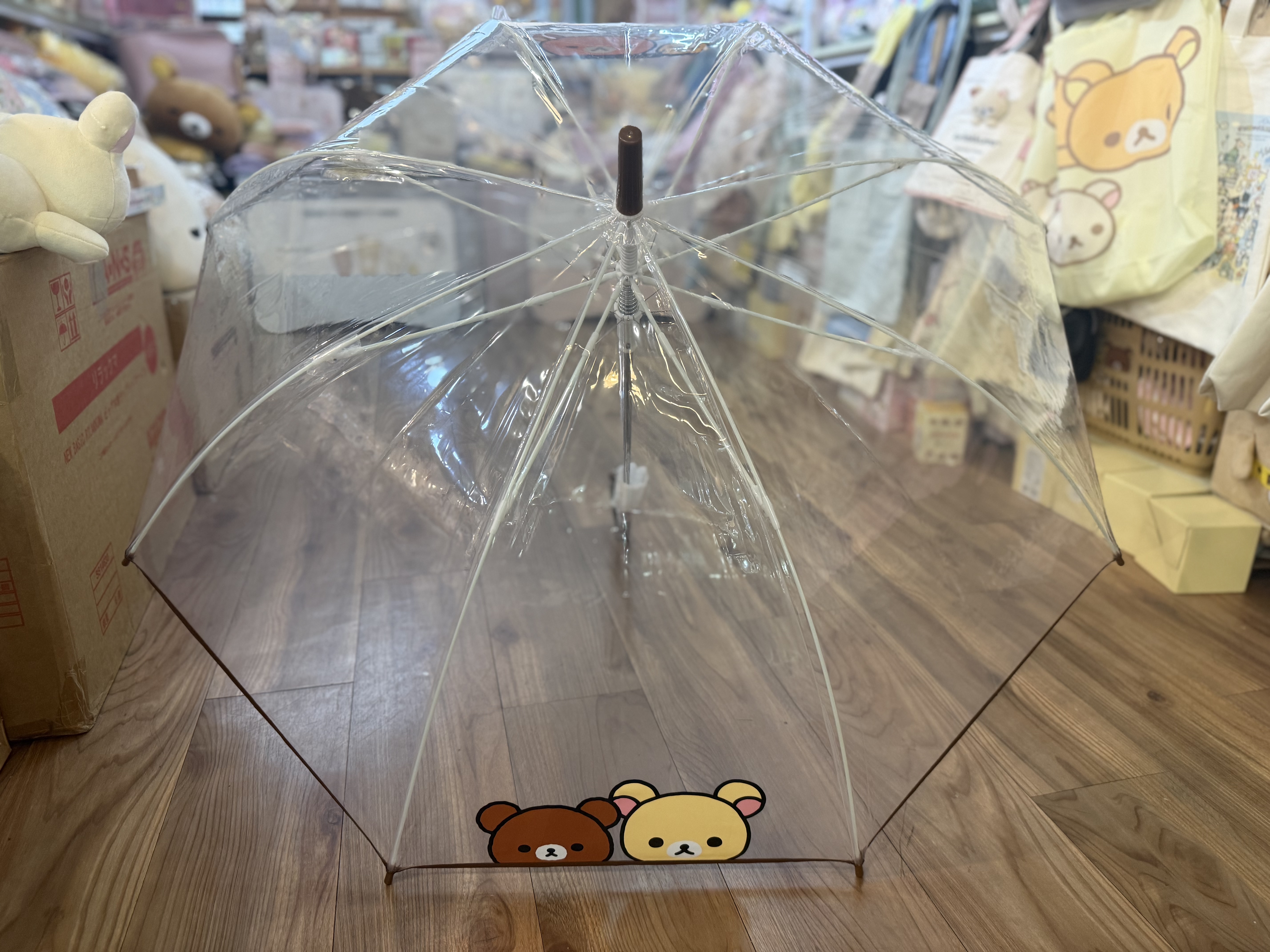 《現貨》全新Rilakkuma韓國專店限定 長身透明遮