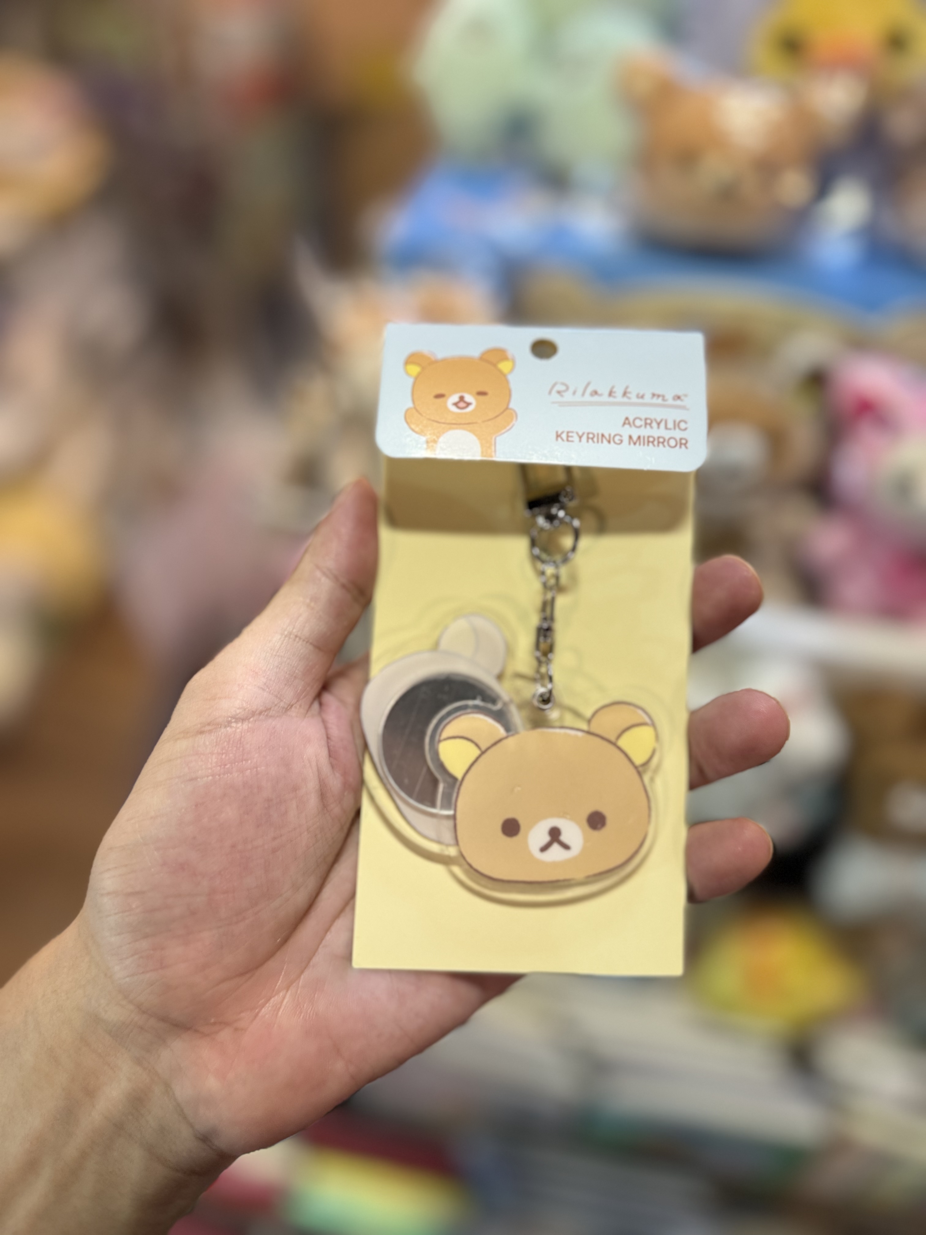 《現貨》全新韓國限定 Rilakkuma小鏡仔掛飾