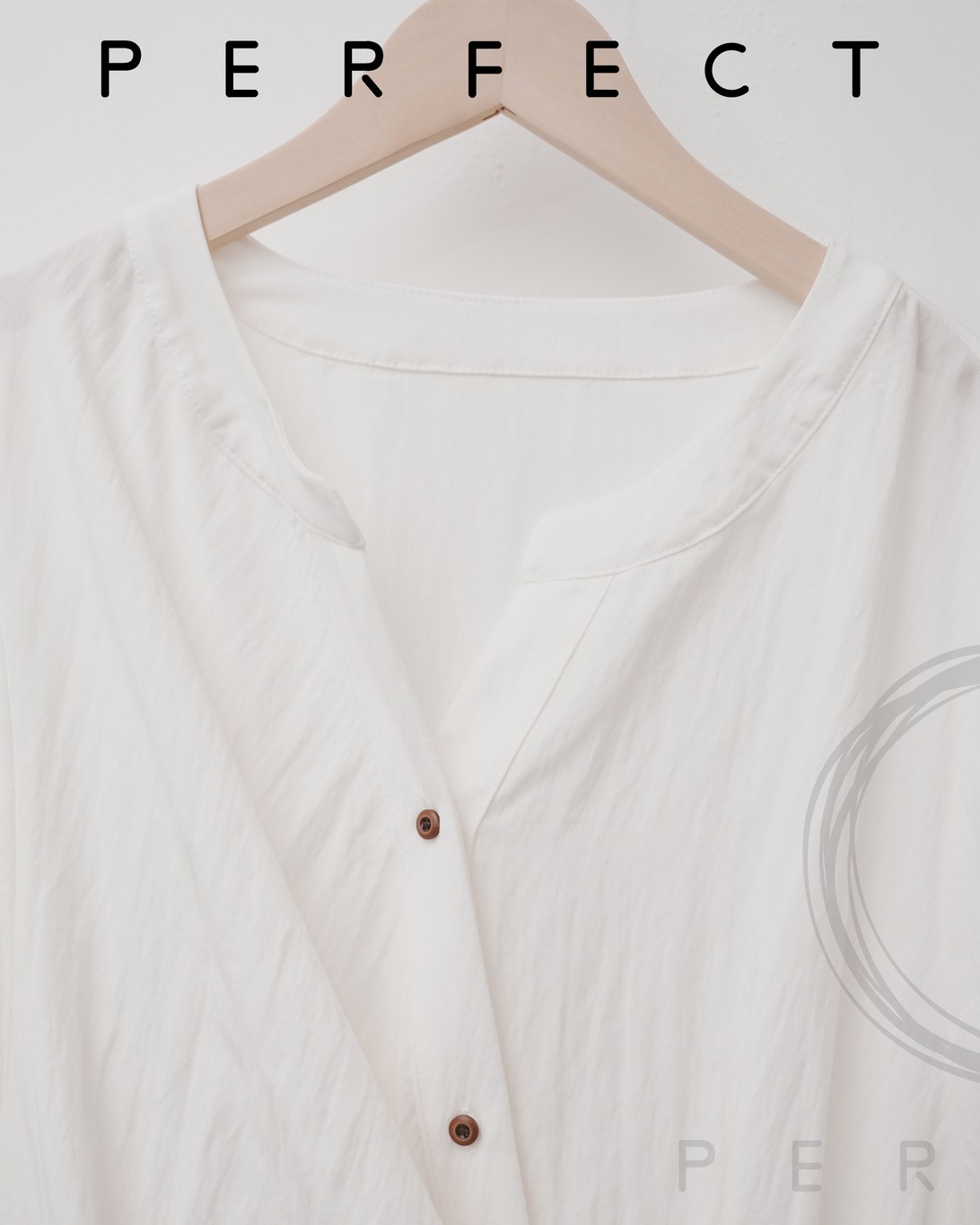 T0007_氣質自帶腰帶隨性上衣（純潔白）