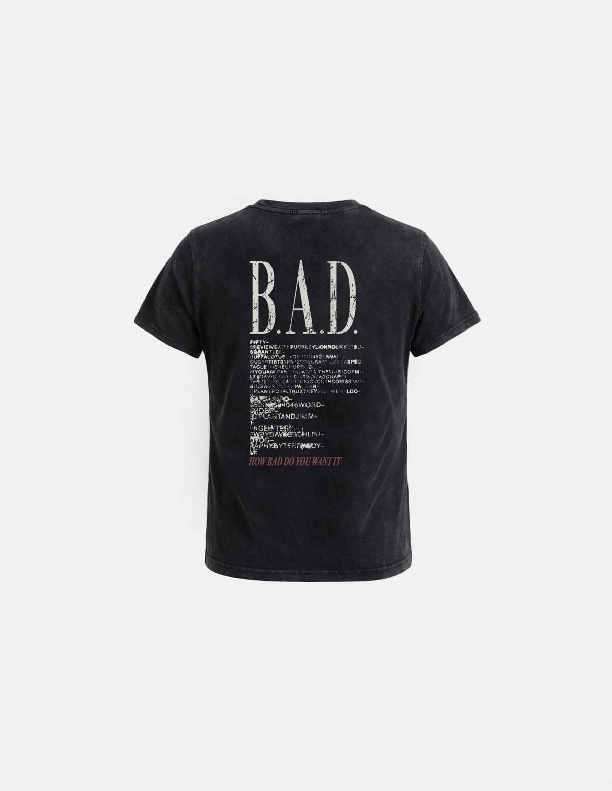 BADBLOOD [w-tee26-133] B.A.D. Trinity Girls Short Sleeve T-Shirt - Black