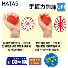 Hatas手部握力球 軟(橙)/中(綠)/硬(藍)