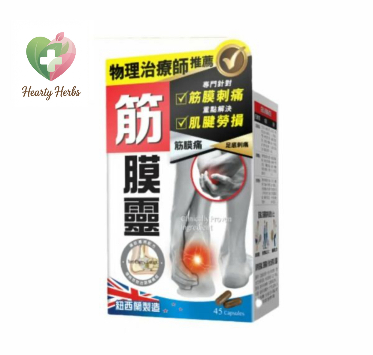 正品藥業 - 炎痛消-筋膜靈 45粒 Herbs Standard