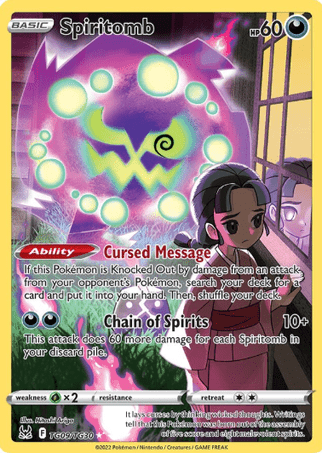 Pokemon TCG Lost Origin - Spiritomb-TG09/TG30