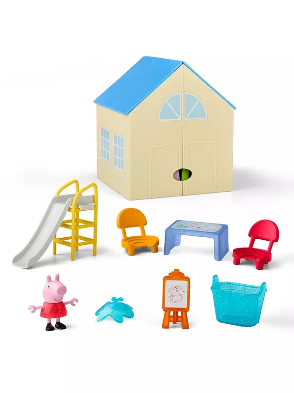 正版 Peppa Pig 粉紅豬小妹學校玩具套裝 Playgroup Playset 兒童角色扮演玩具 香港現貨
