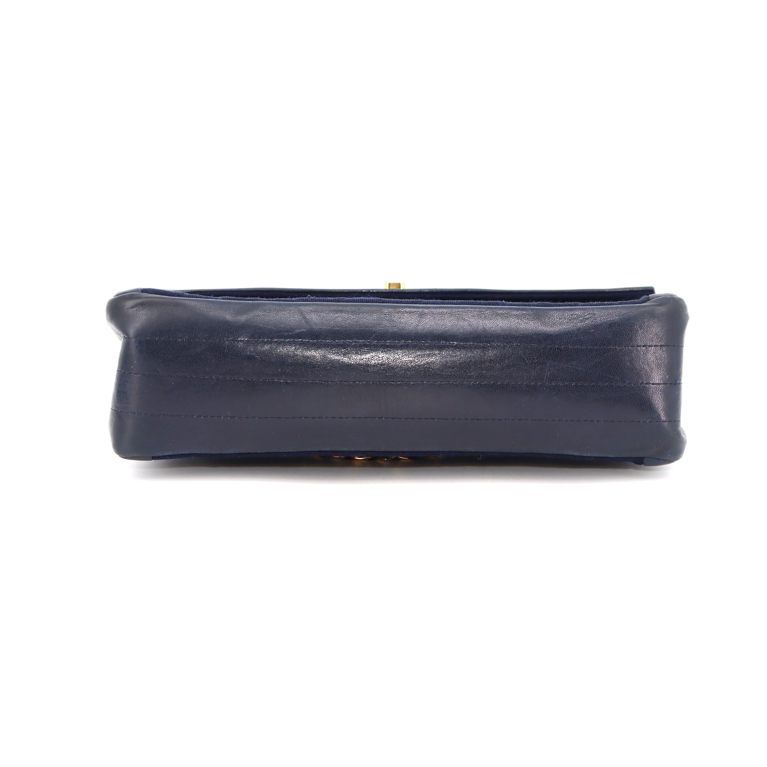 Chanel Vintage Matelasse Coco Mark Single Chain Flap Bag