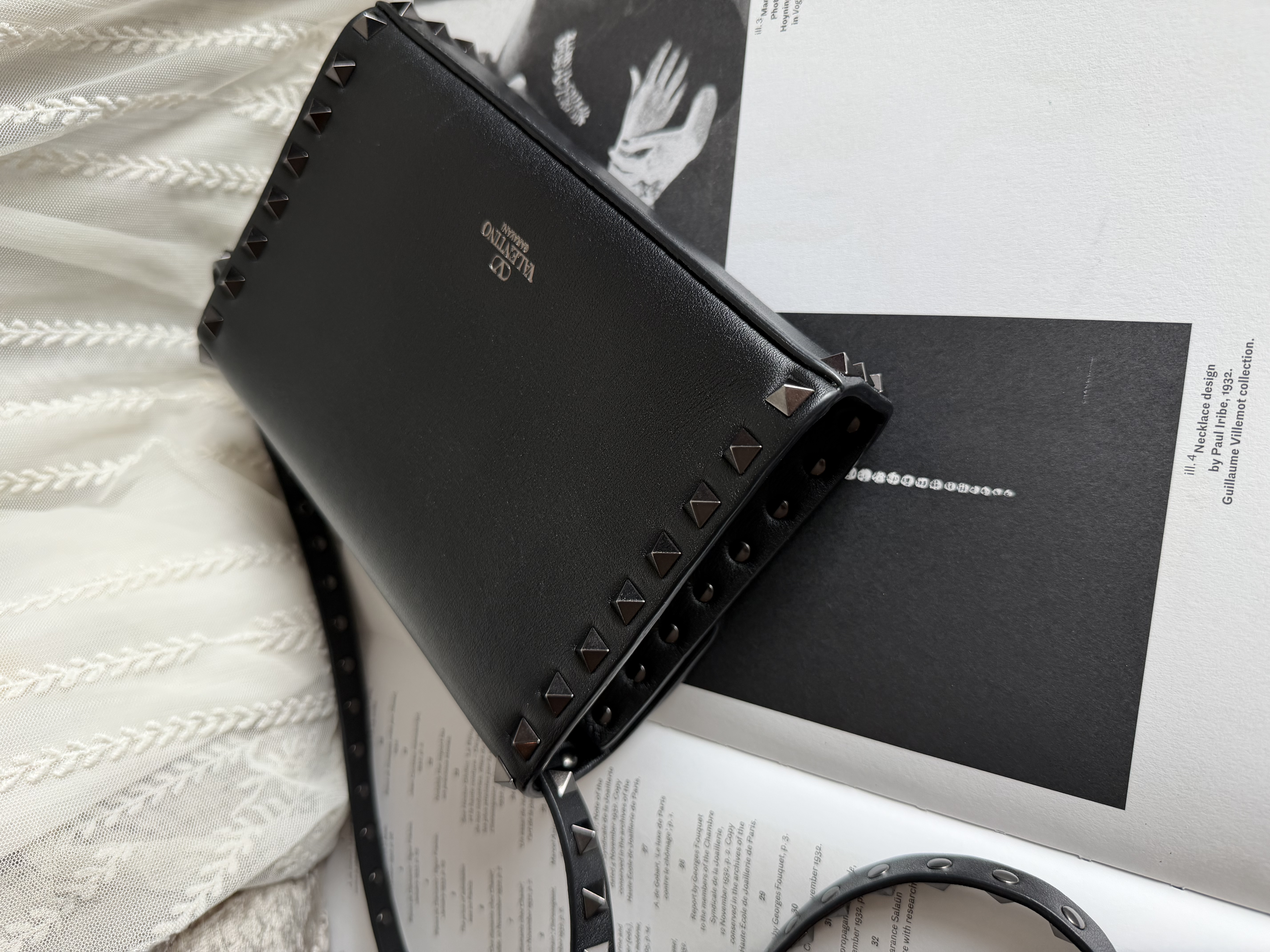 Valentino Garavani black Rockstud bag