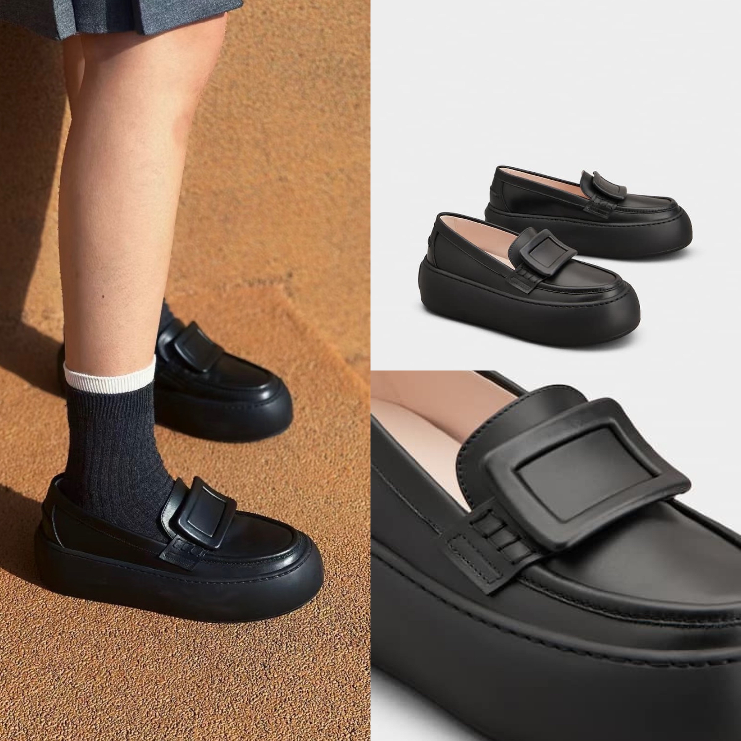 限時優惠✨訂貨🍒RV Viv’ Up 麵包5cm厚底loafer  Size 34/34.5/35.5-37.5/38.5-42