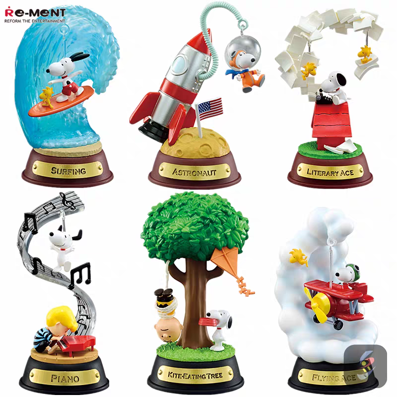 史努比盪鞦韆微縮場景盲盒