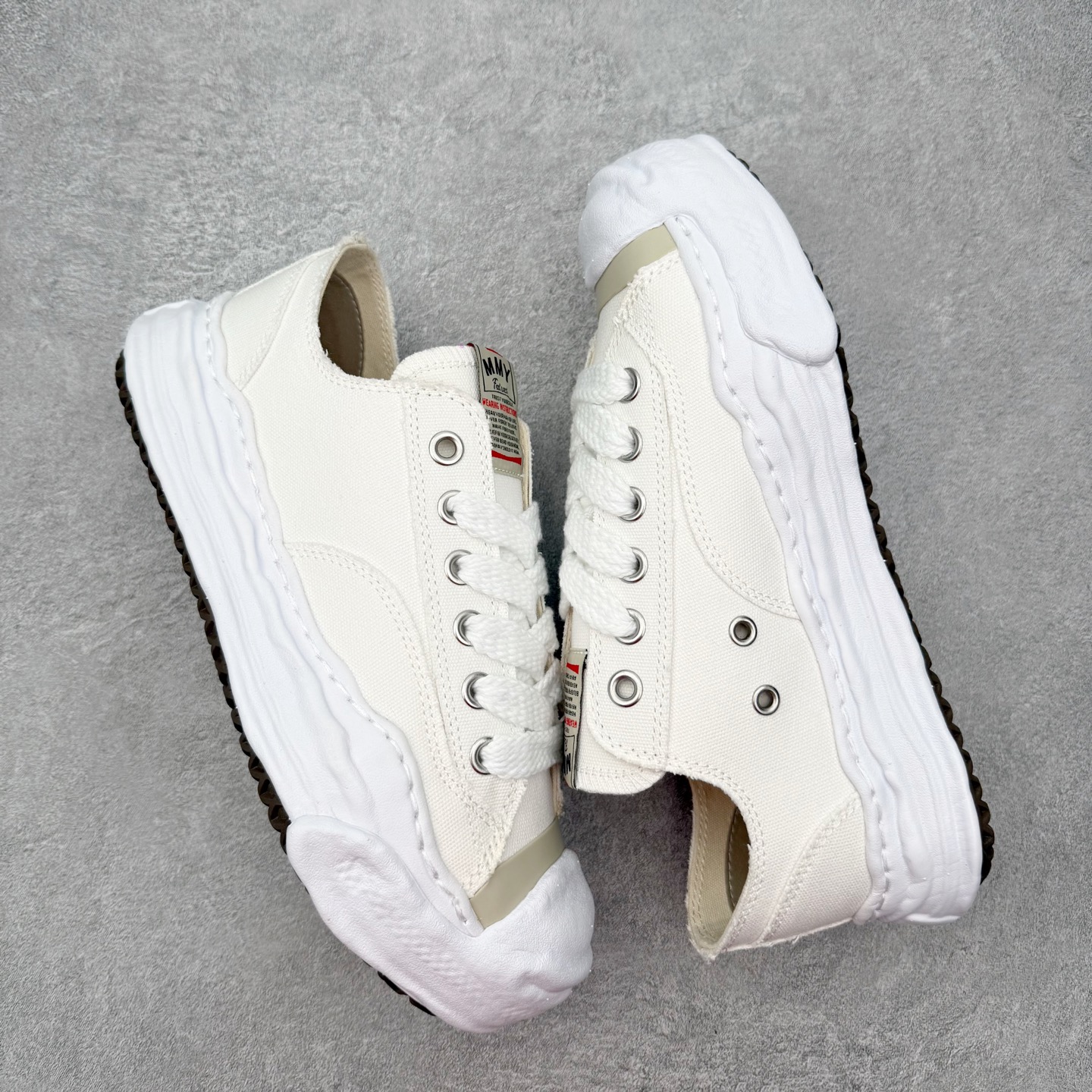 Maison Mihara Yasuhiro MMY "Hank" OG Sole Canvas Low-top Sneaker