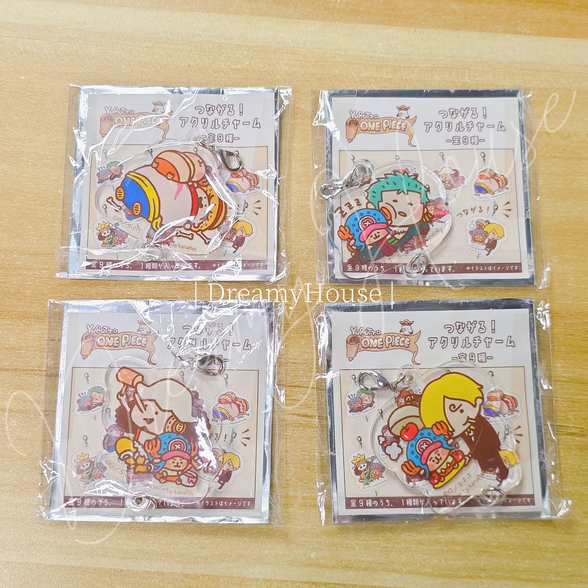 日本 kanahei ☠️YURUTTO ONE PIECE⚓️ 吊飾 Charm