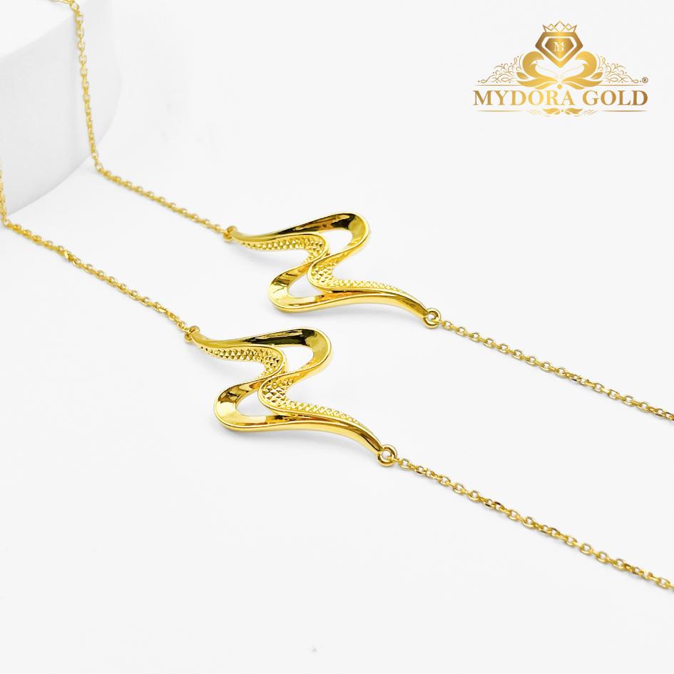MYDORA Rantai Tangan Sauh Fesyen + Ombak Rindu Double l EMAS 916/22K
