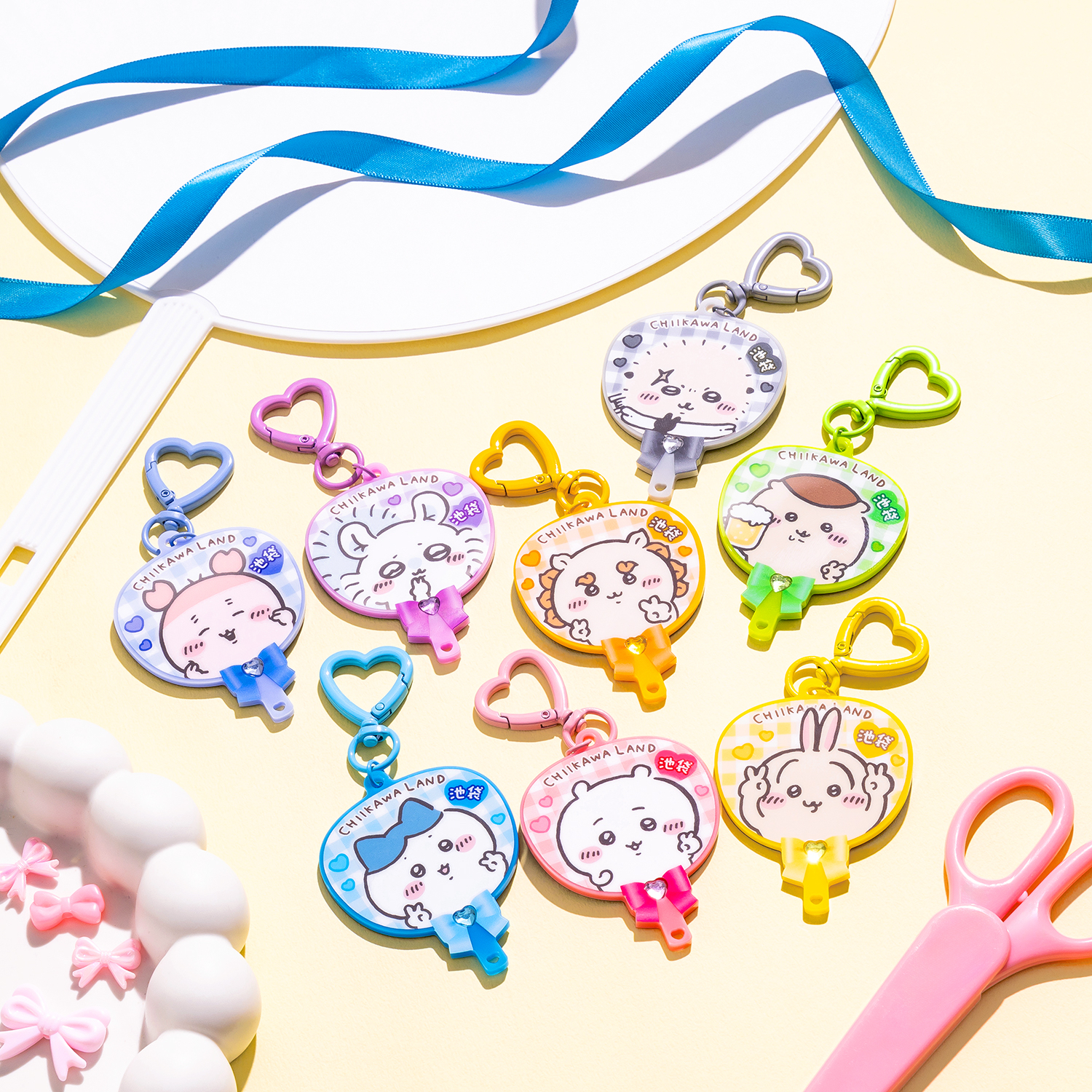 四月連線貨品 - 日本 CHIIKAWA 扇子掛飾