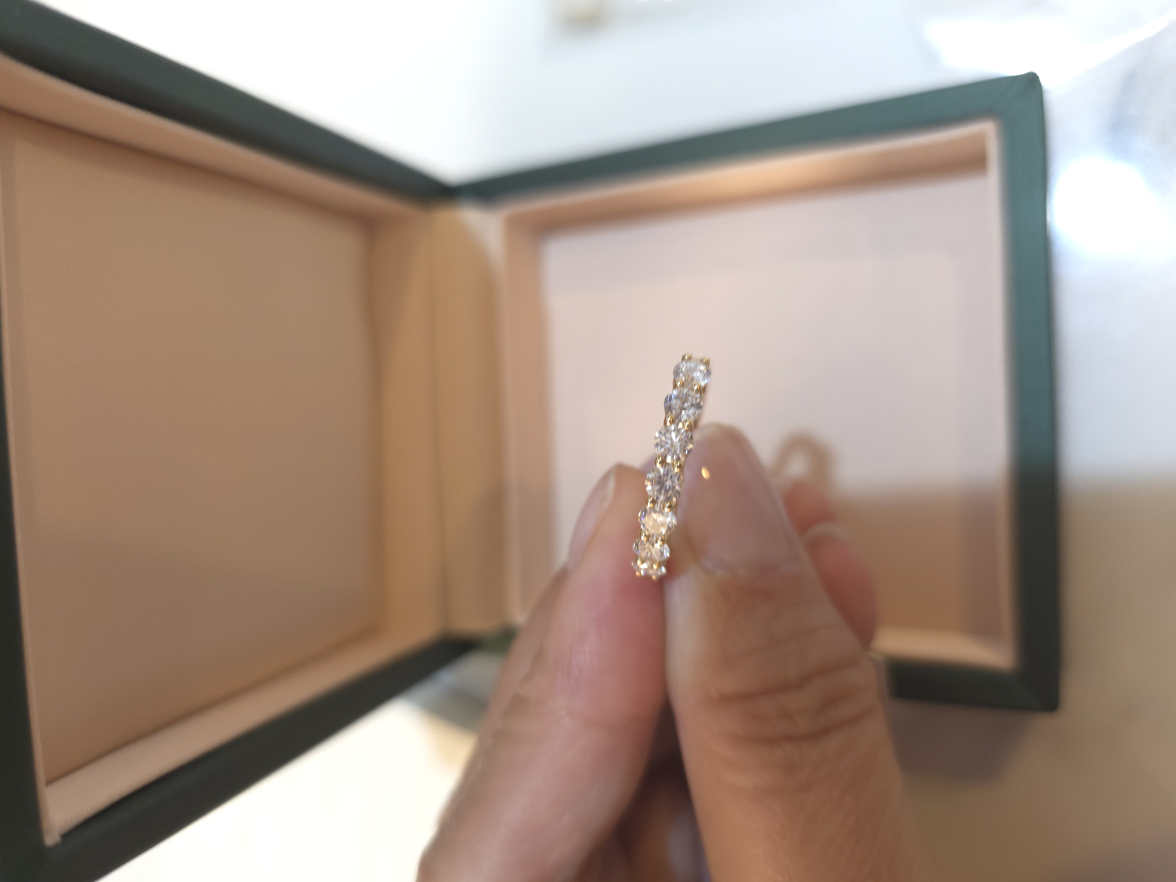 18K 培育鑽石戒指 d1.04/7 G3.62g S14