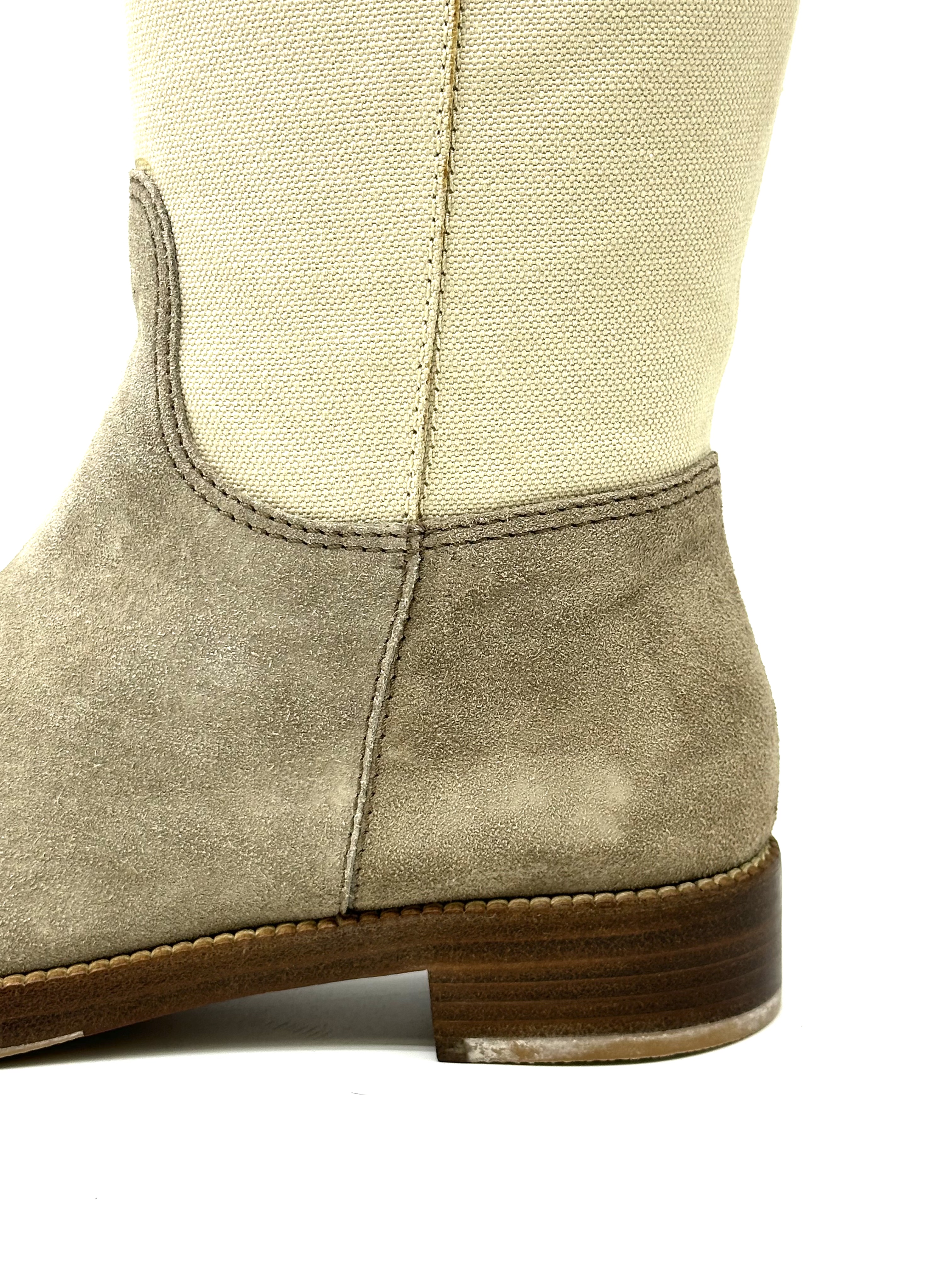 Pre-owned Louis Vuitton Monogram Chiapas Line Long Boots / Product Code: 26040410