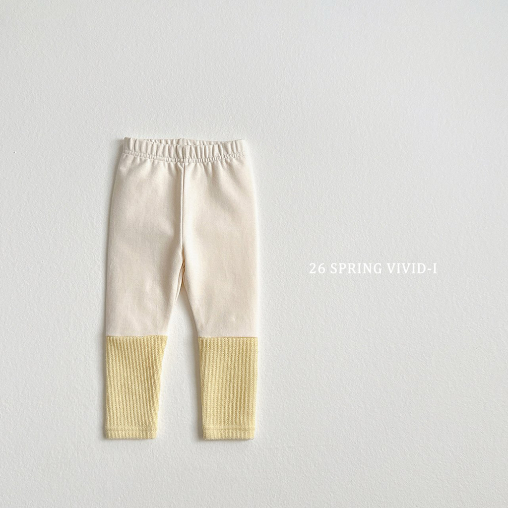 🌸預訂 韓國直送🌸🇰🇷VIVIDI五色針織拼接打底褲