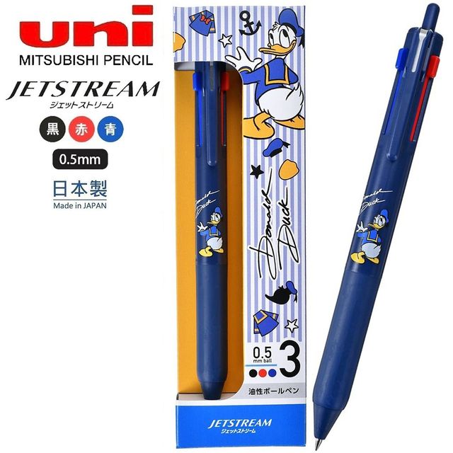 現貨｜【日本 Disney Store 限定】 Donald Duck 唐老鴨 Disney 日本製 uni 三菱 Jetstream 0 ...