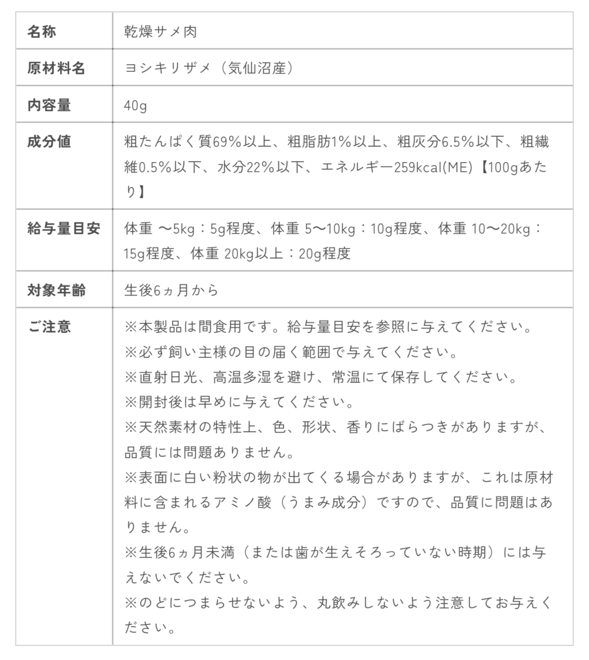 預購 ｜ 日本 Umino Pet天然軟質乾鯊魚肉乾