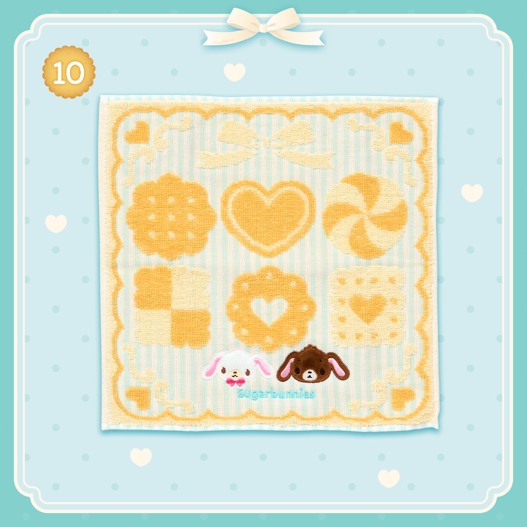 🌸 【預訂】Sugarbunnies Biscuit Series-No.10-Mini Towel
