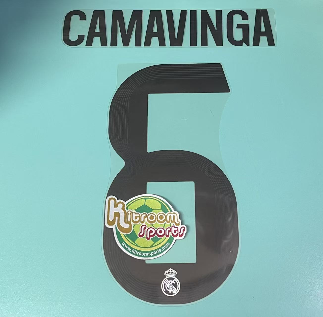 2025-26 Real Madrid Home Nameset #6 CAMAVINGA