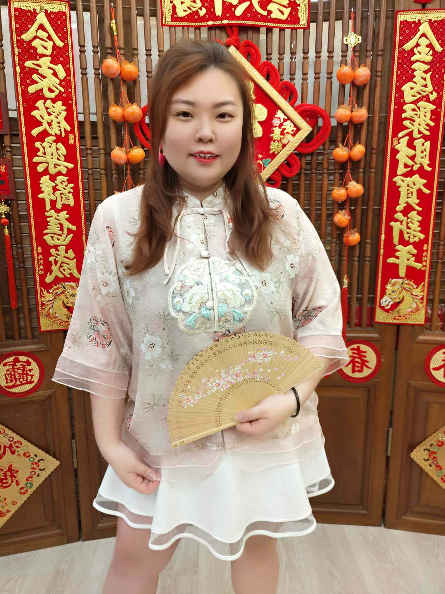 NJN04 DDB08 刺绣图新中式设计上衣