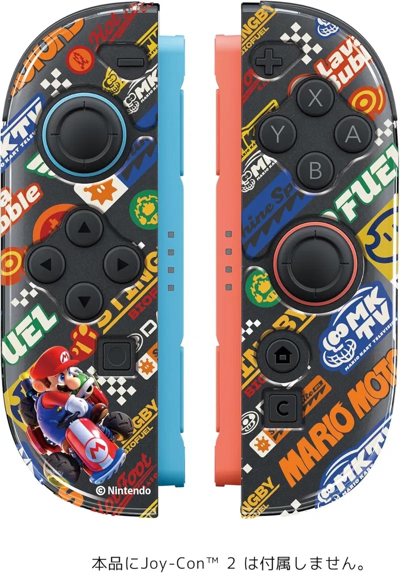 SW2 Keys Factory Joy-Con 2 TPU 保護套 (KJT-001-1) - 瑪利歐賽車世界 / Joy-Con 2 TPU Cover (Mario Kart World) SW2-0328