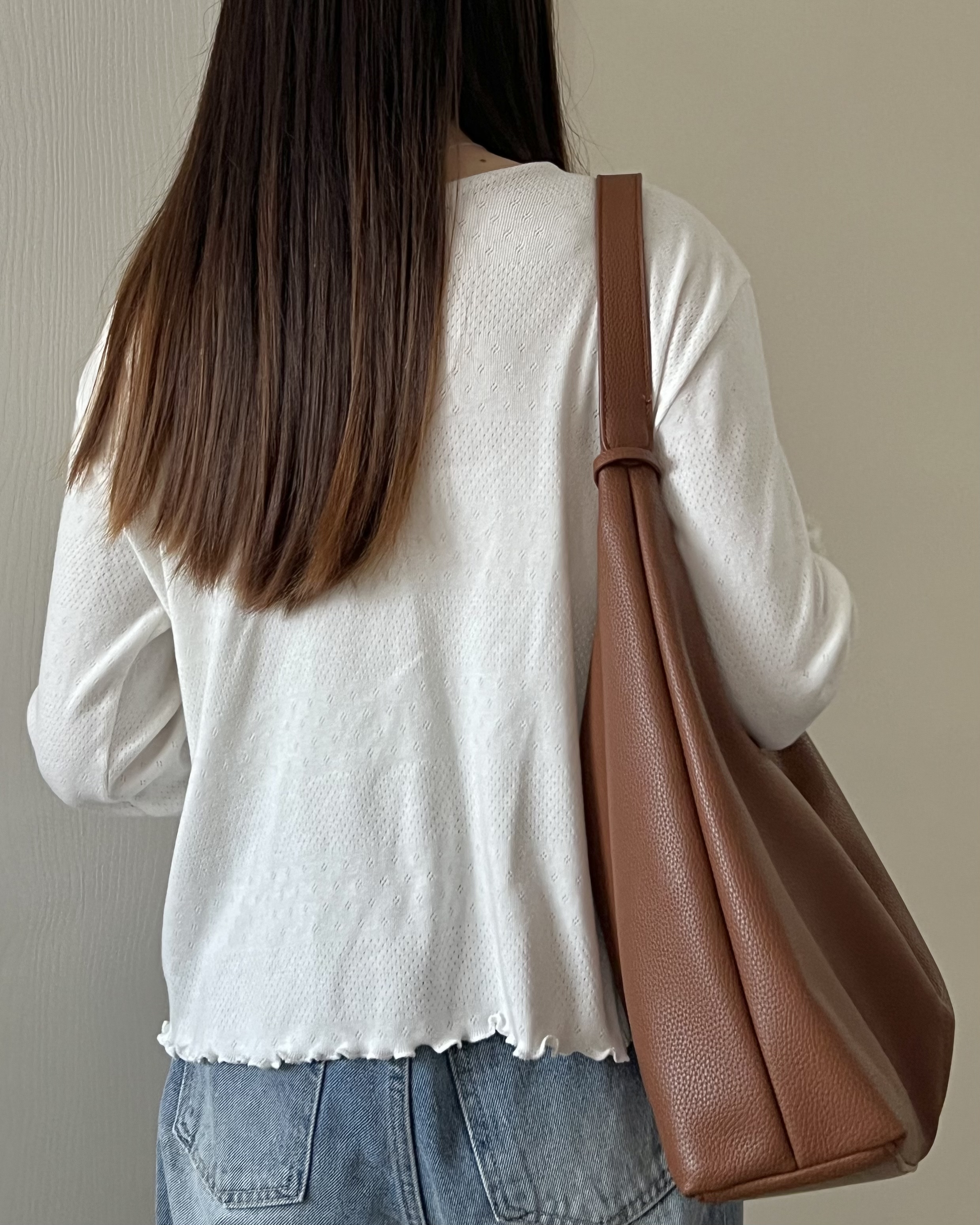 櫻花木耳邊上衣 溫柔斯文