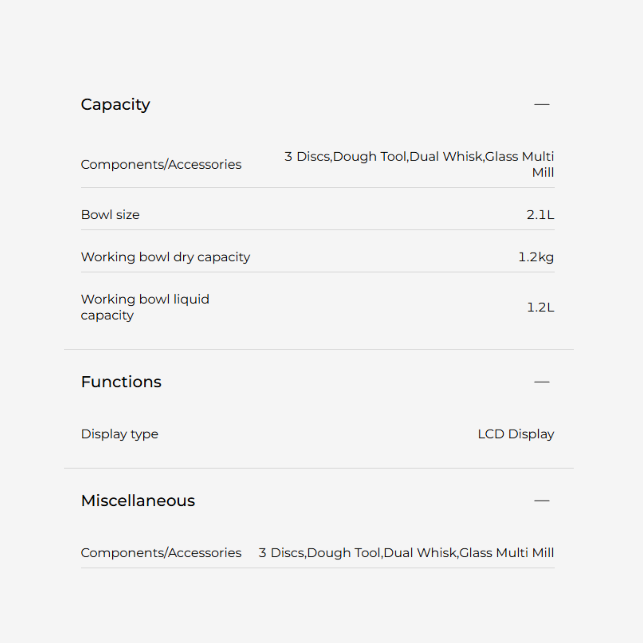 Kenwood 2.1L 800W MultiPro Compact Food Processor (FDM302SS)