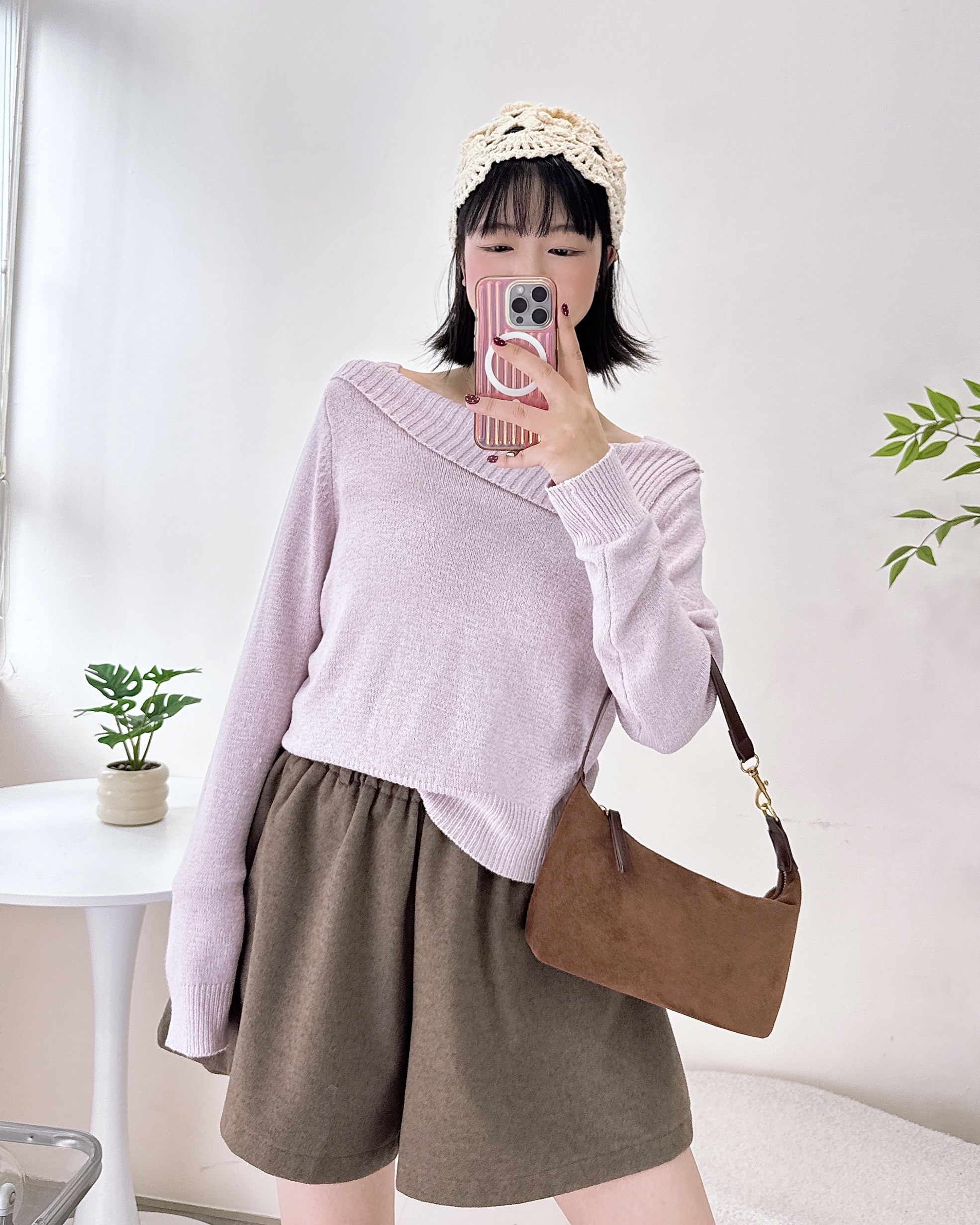 溫柔女人味線料上衣 2色