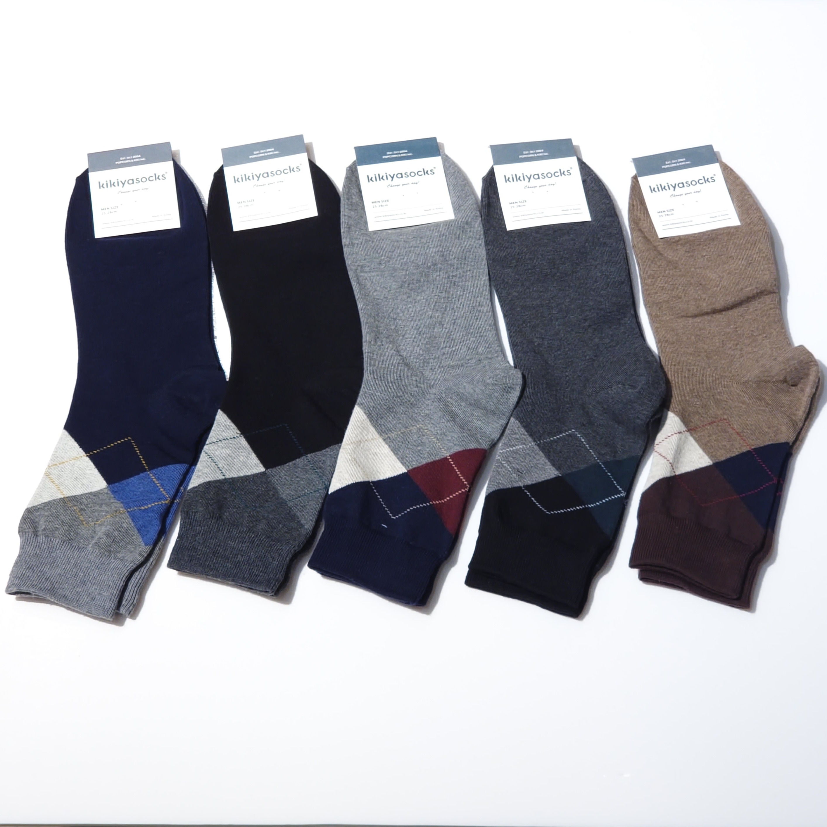 KKY Heritage Argyle Men's high socks