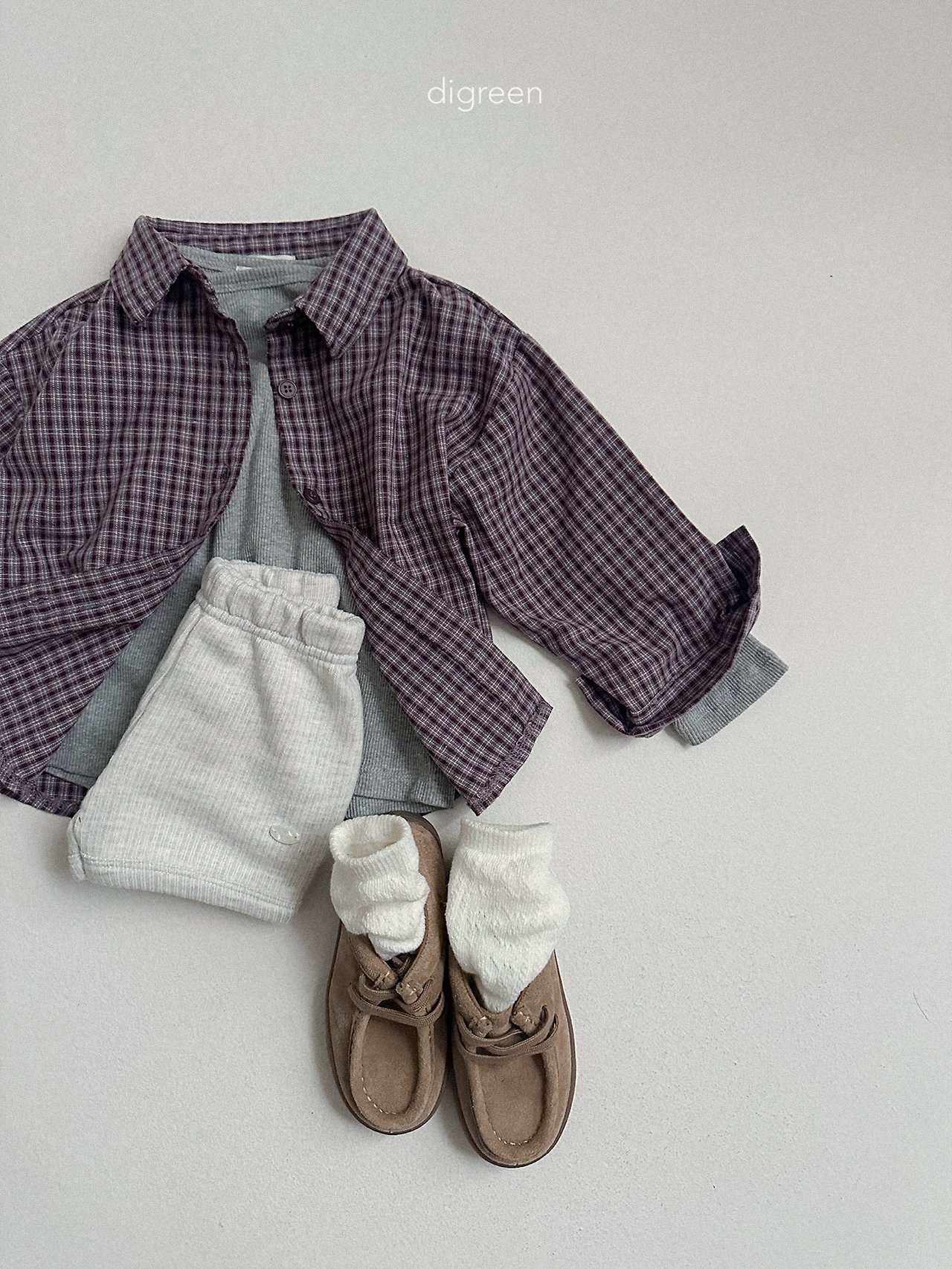 Digreen | picnic check shirt 