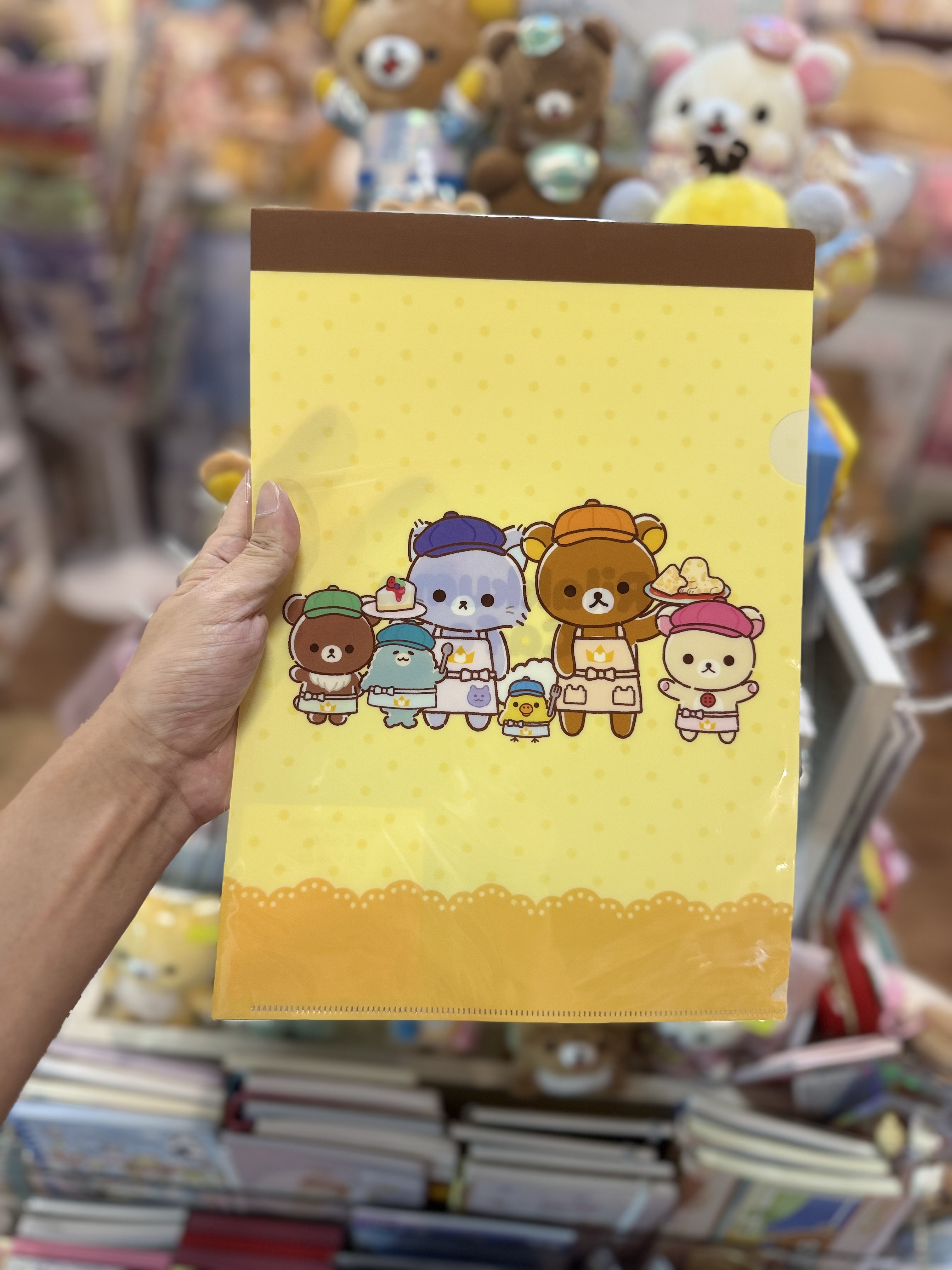 《現貨》全新日本rilakkuma 動畫cafe限定A4 file