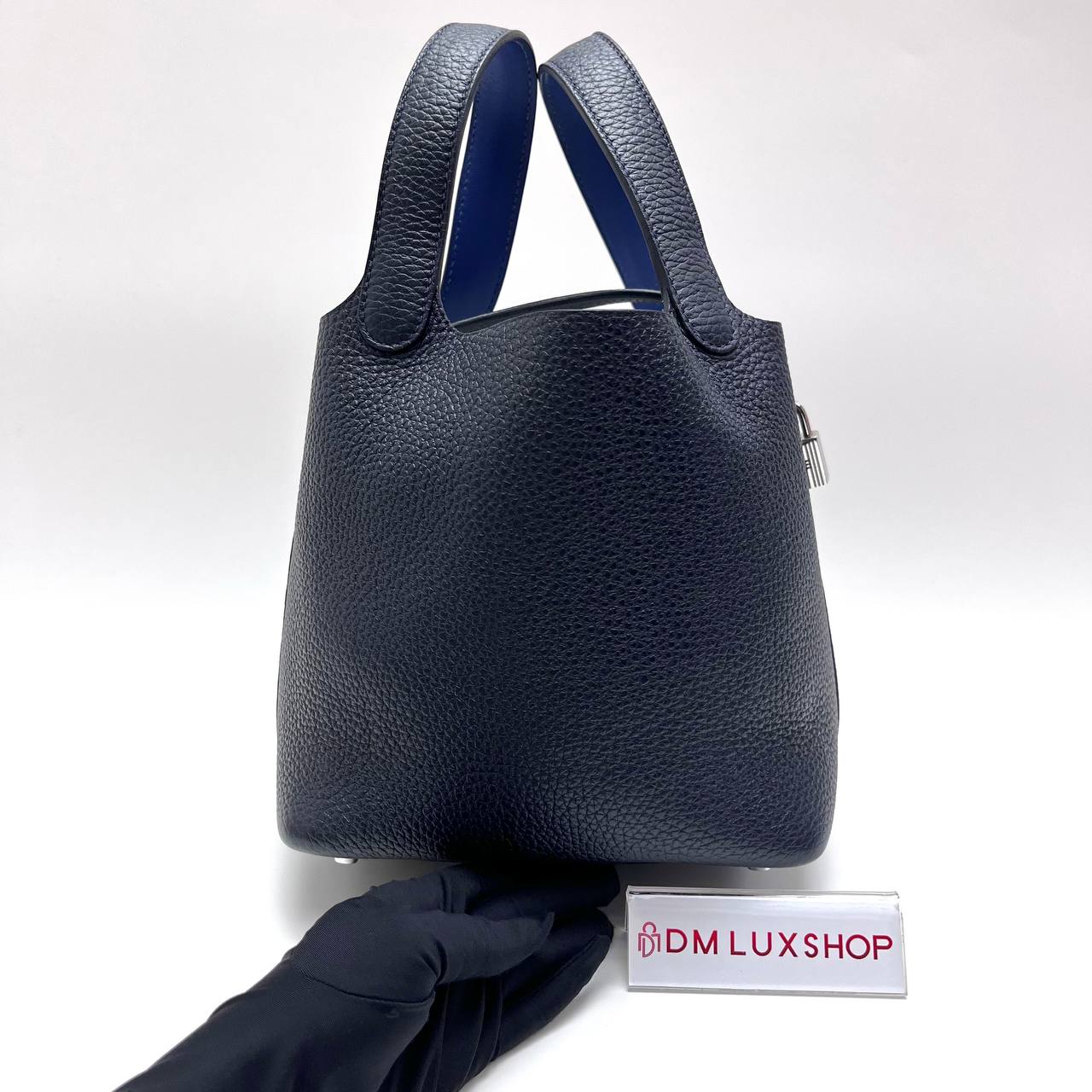 Hermes Picotin 18 Blue Nuit X Blue France (Stamp Z)