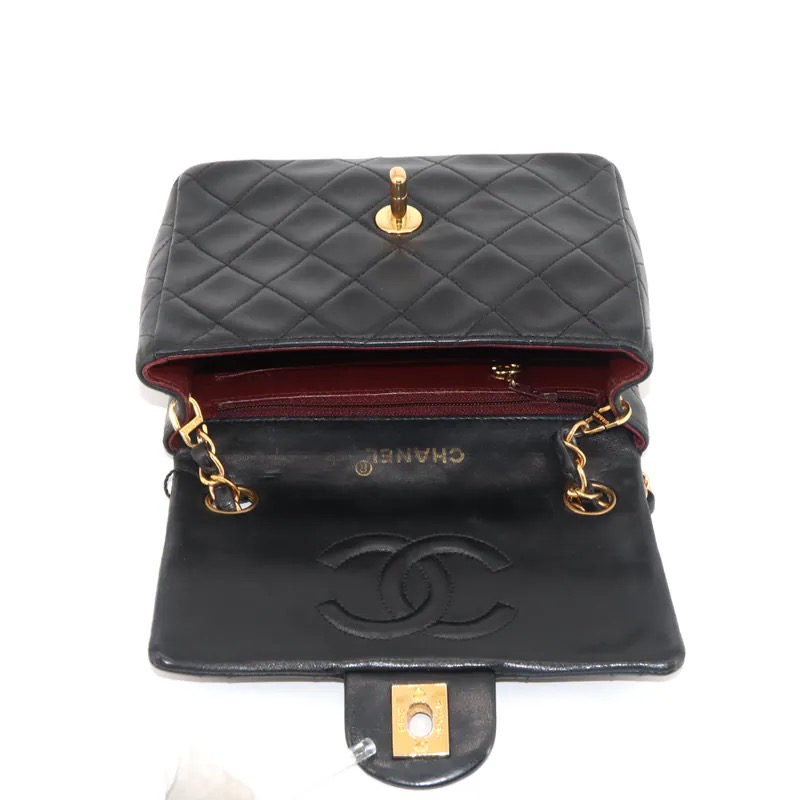 Chanel Matelasse Coco Mark Mini Chain Flap Bag