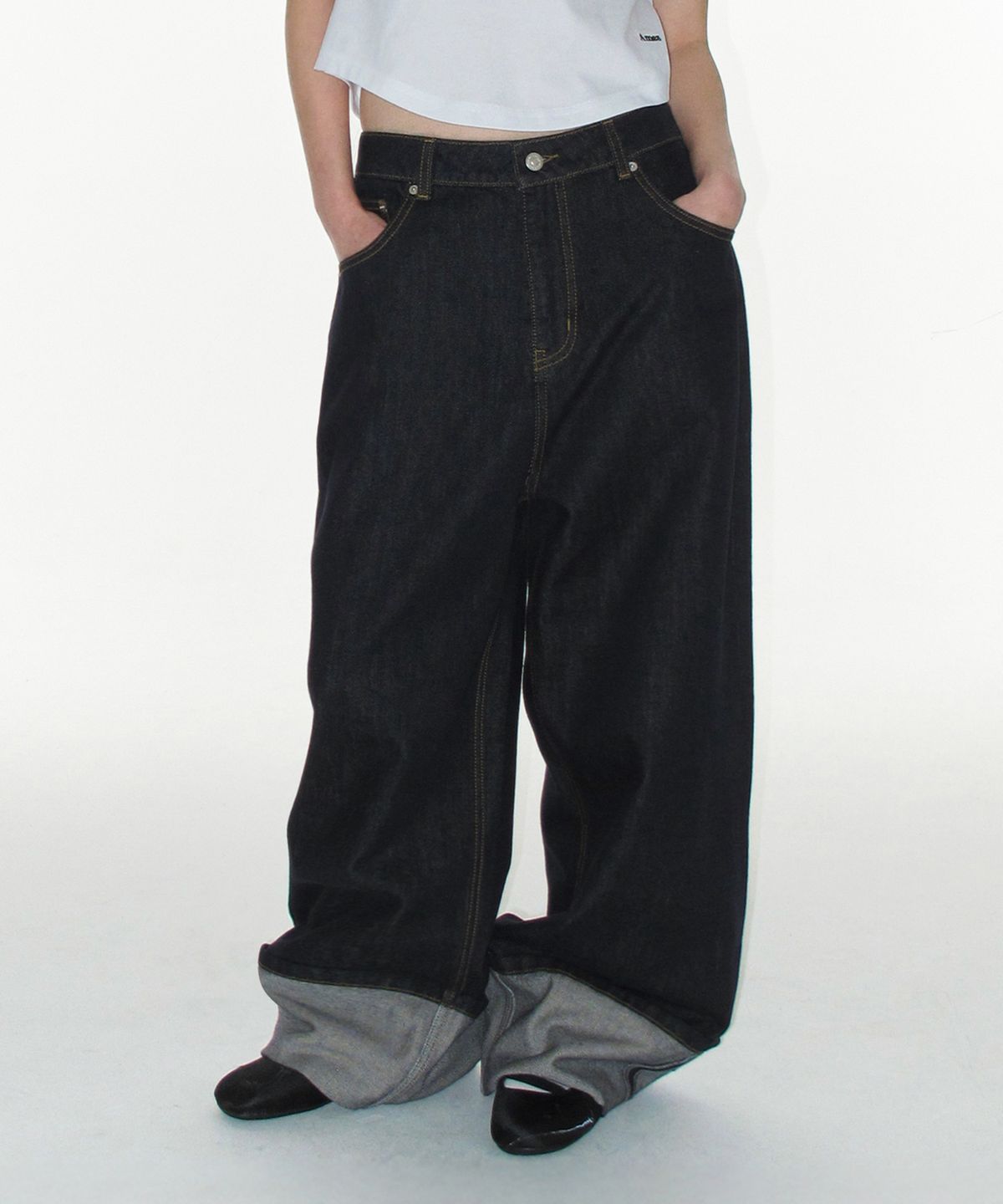 🇰🇷訂購｜AMES 26SS｜ROLL UP DENIM PANTS  