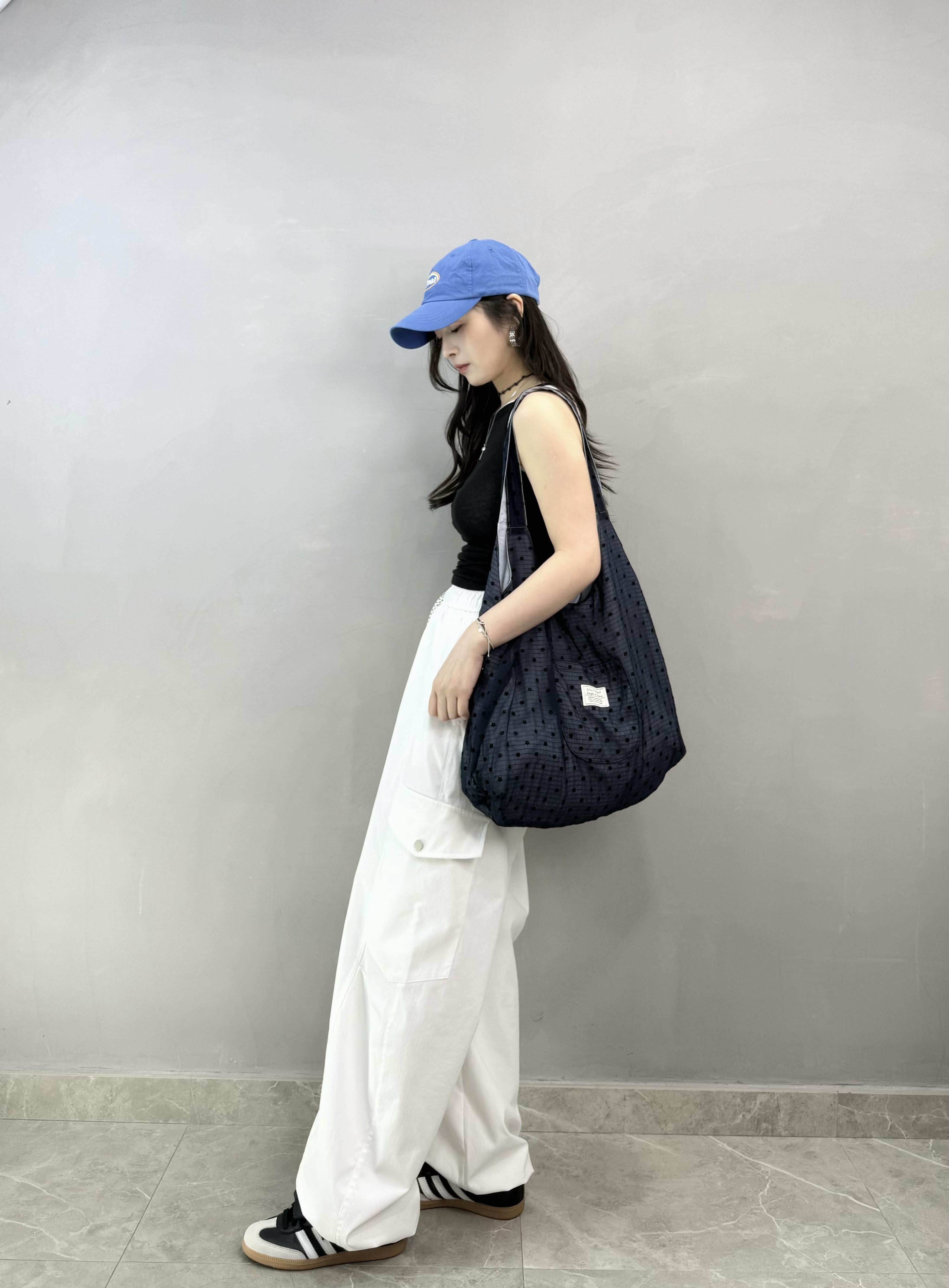 N69 花花雙面Shopping Bag