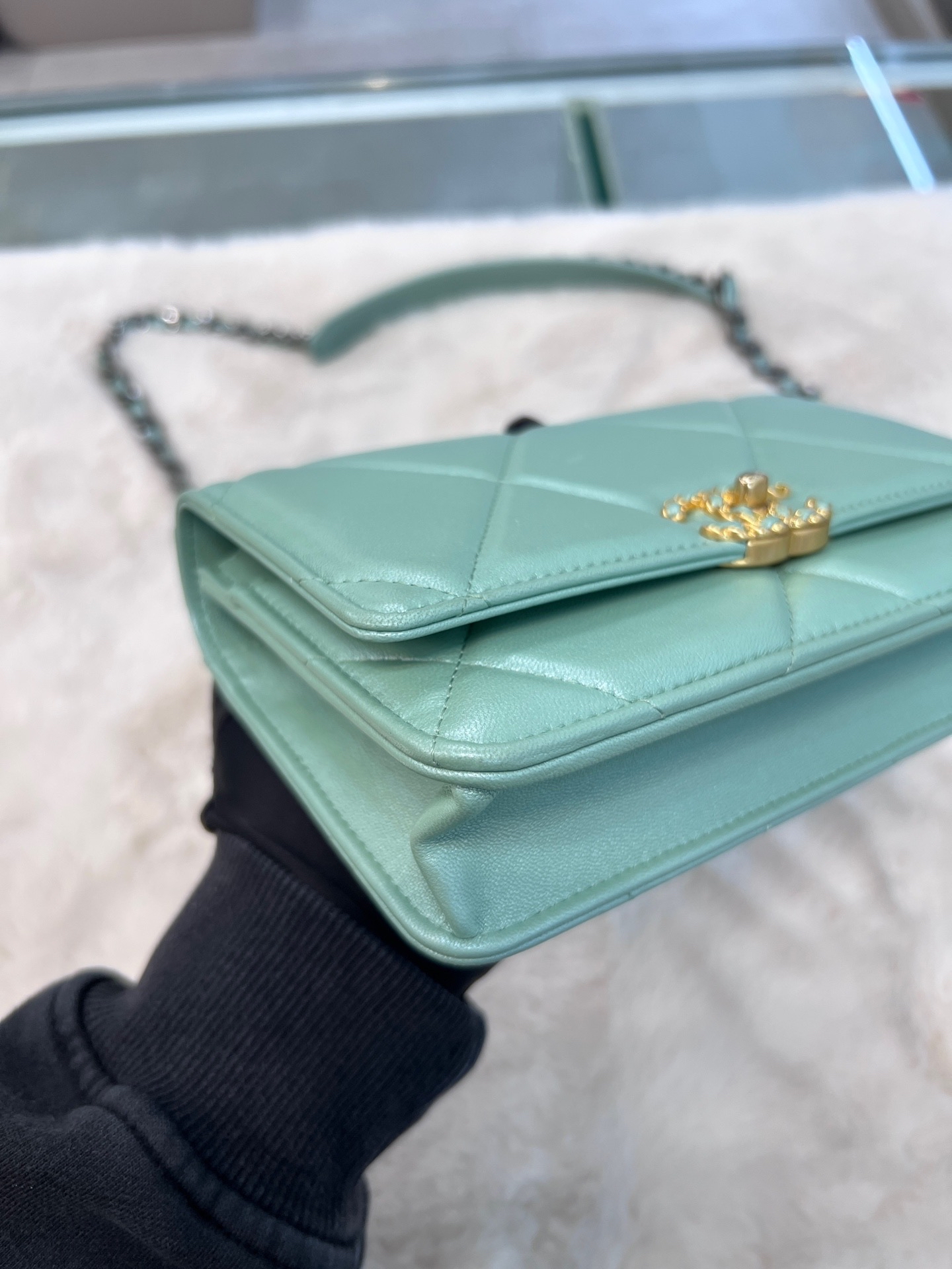 【預訂貨品】芯片款🪪 Chanel薄荷綠woc