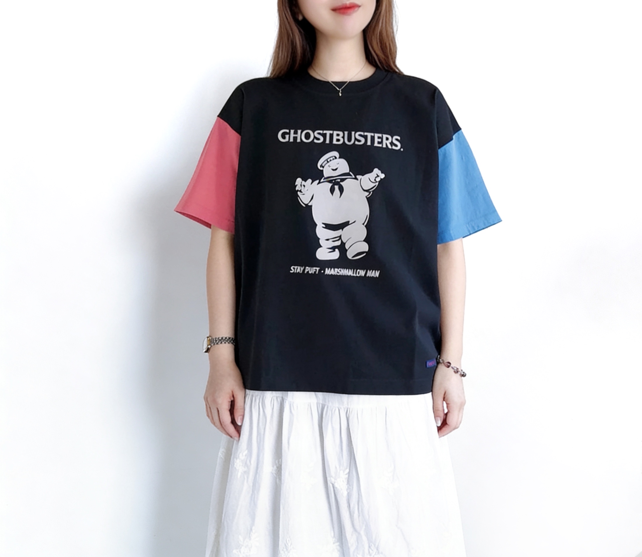 🌼春夏優惠🍀 retro cartoon拼色Tee 