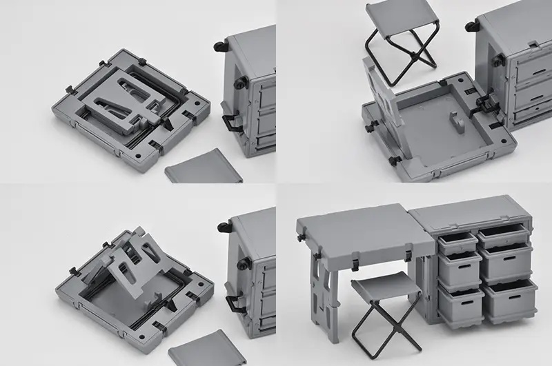 1/12 Little Armory [LD055] Field Desk A3