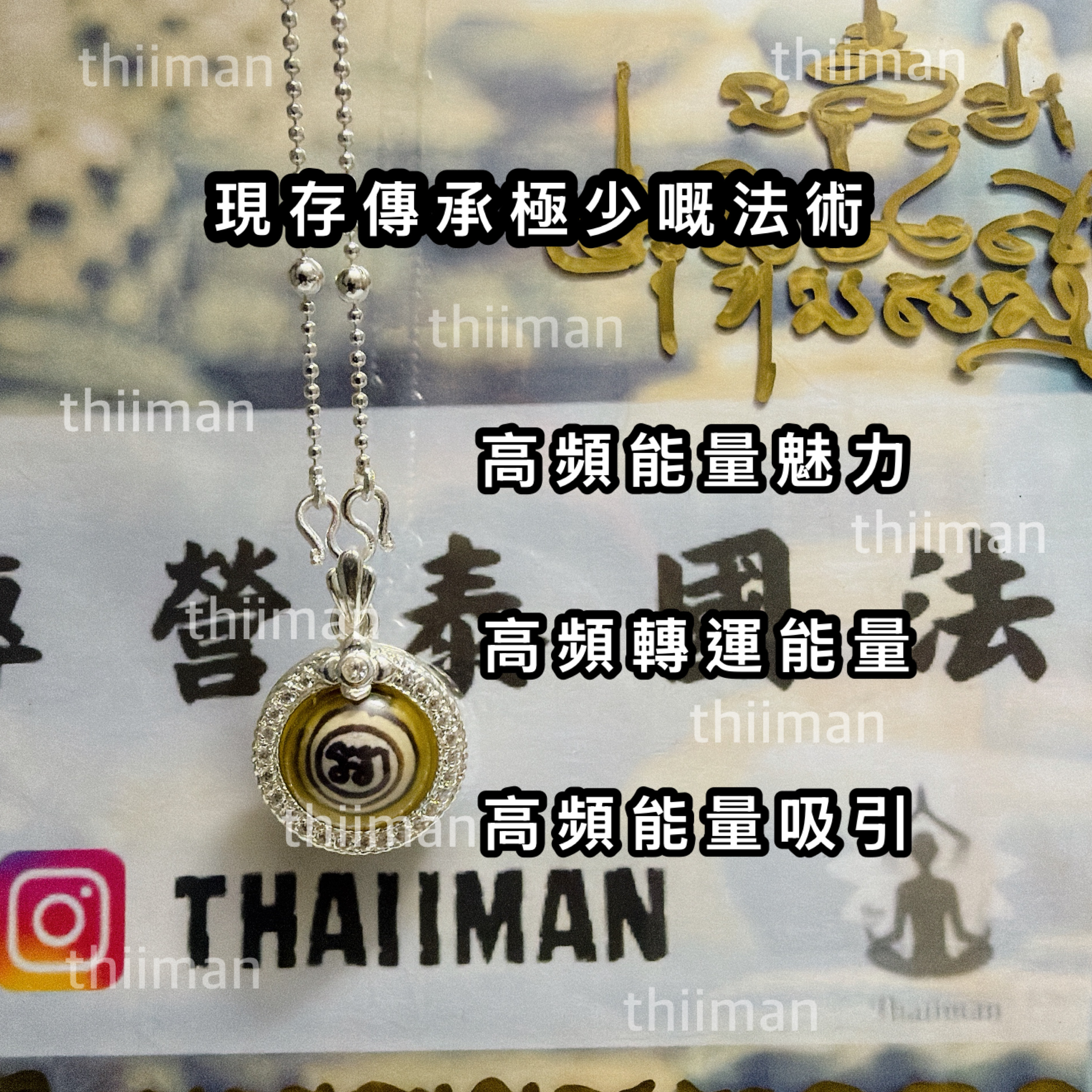 🔱阿贊彭 高階金蒼蠅油頸鏈