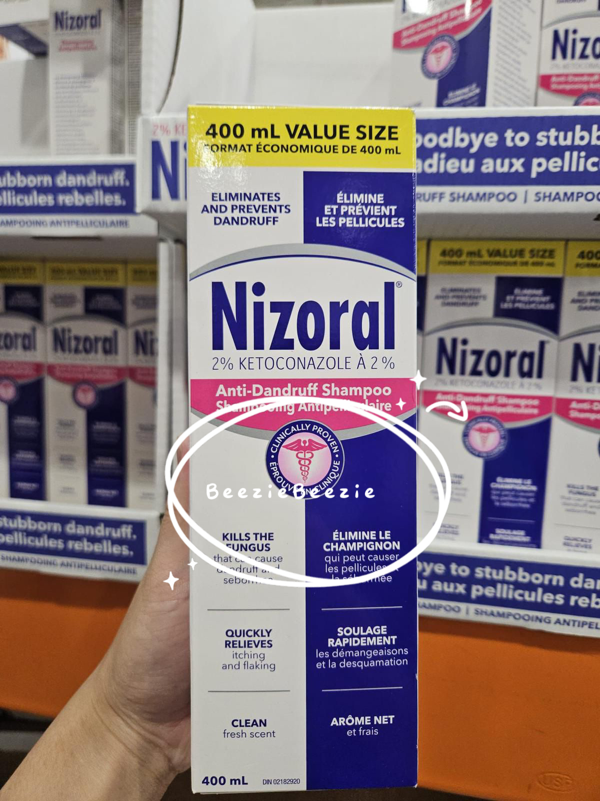 (預購 - 3月13號截單) Nizoral 仁利山袪頭皮止痕洗頭水 (400 ml)