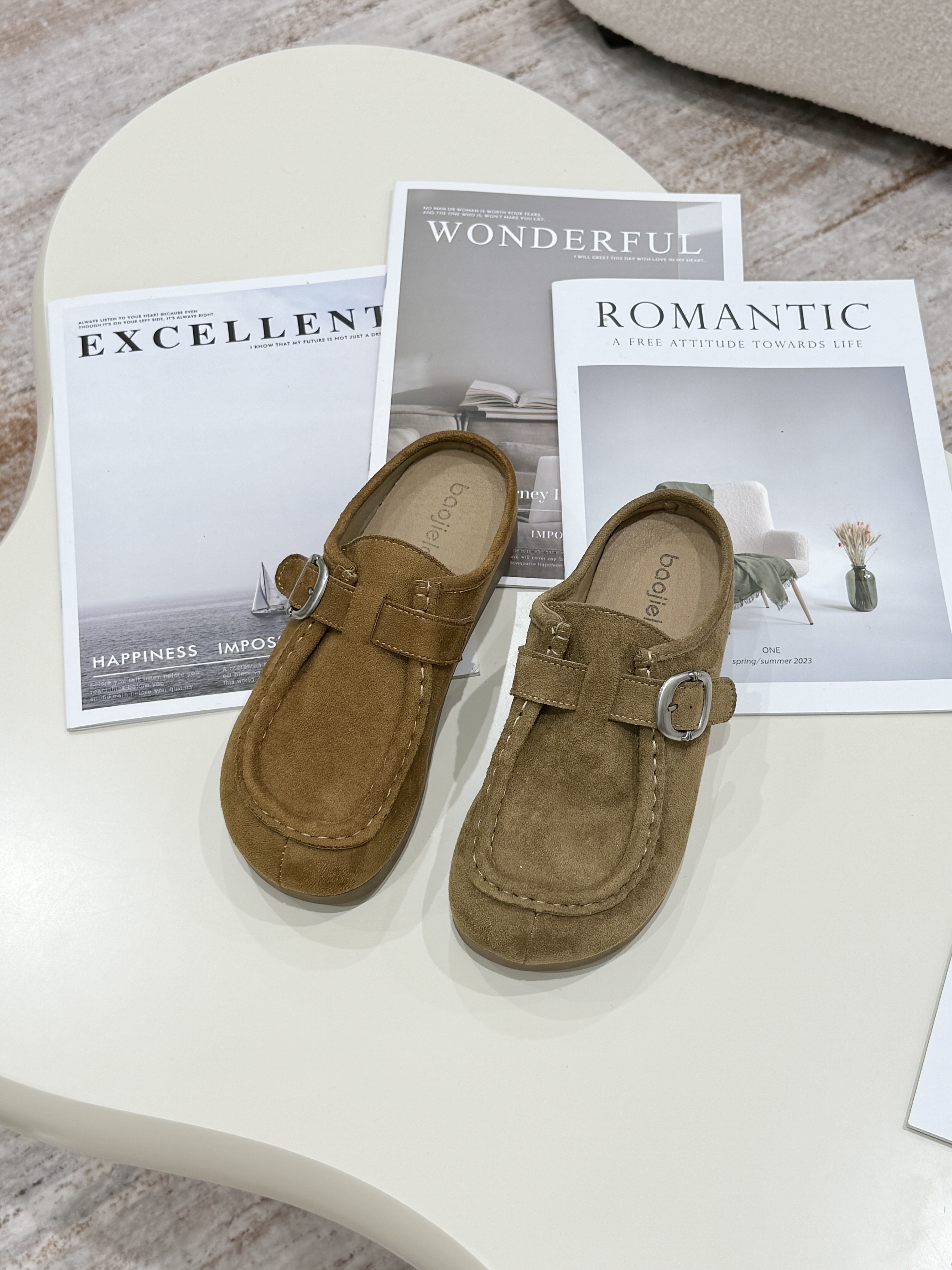 TW04 懒人勃肯半拖鞋