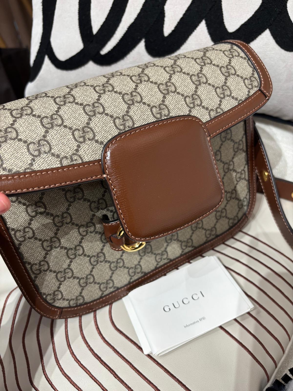 Gucci 1955 horsebit bag classic 100%Authentic,99%new  ✅booklet ✅Dust bag