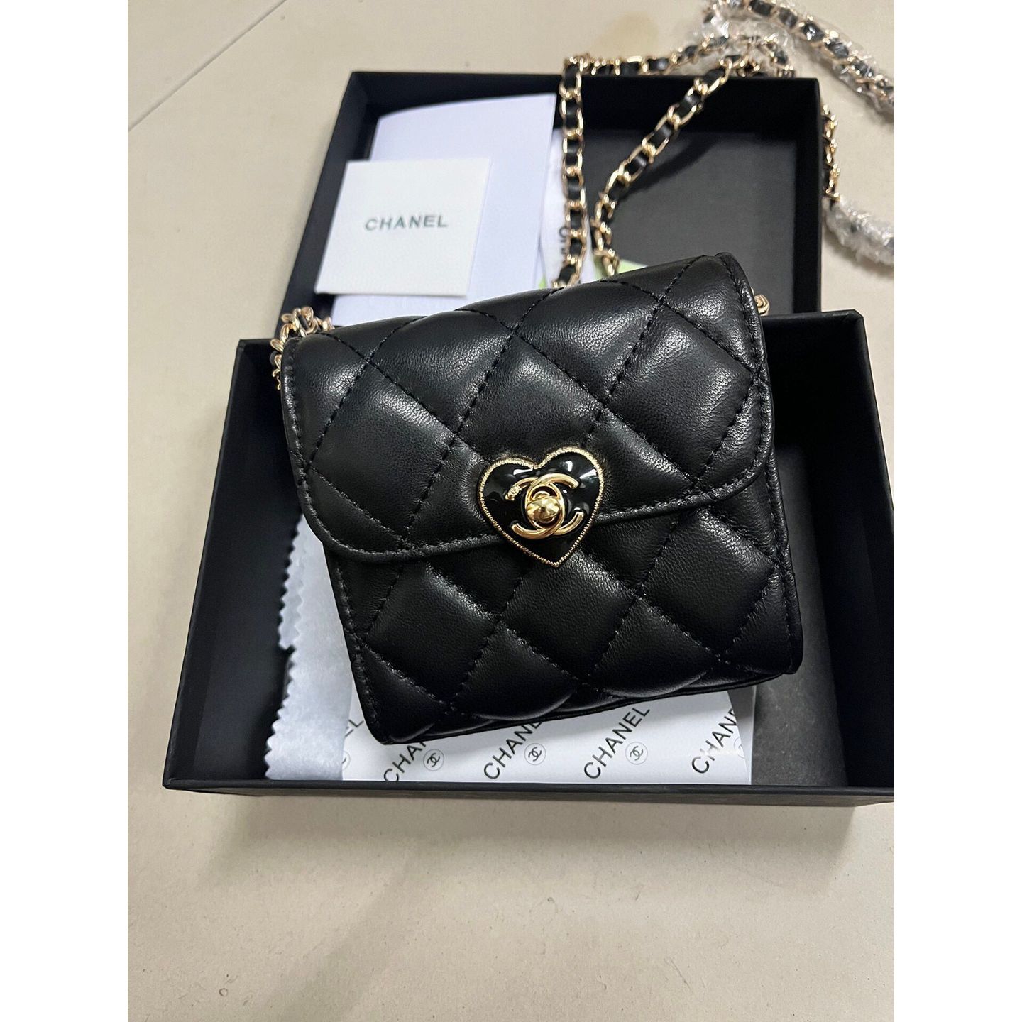 Chanel💫💫愛心扣mini 小包❤️ | ClcDreamHouse♡Clc夢幻園