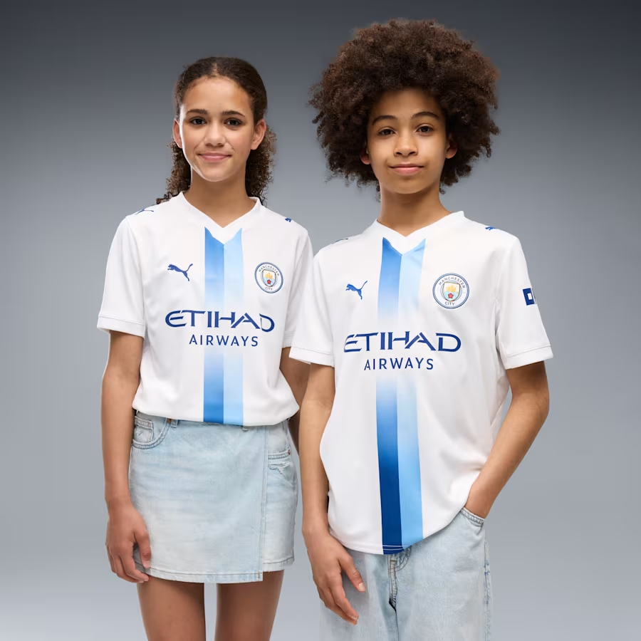 🤖首創全球球迷AI設計 Puma Manchester City 曼城 2026-27 三客童裝球迷版球衣 (可加印字章) 784355_06