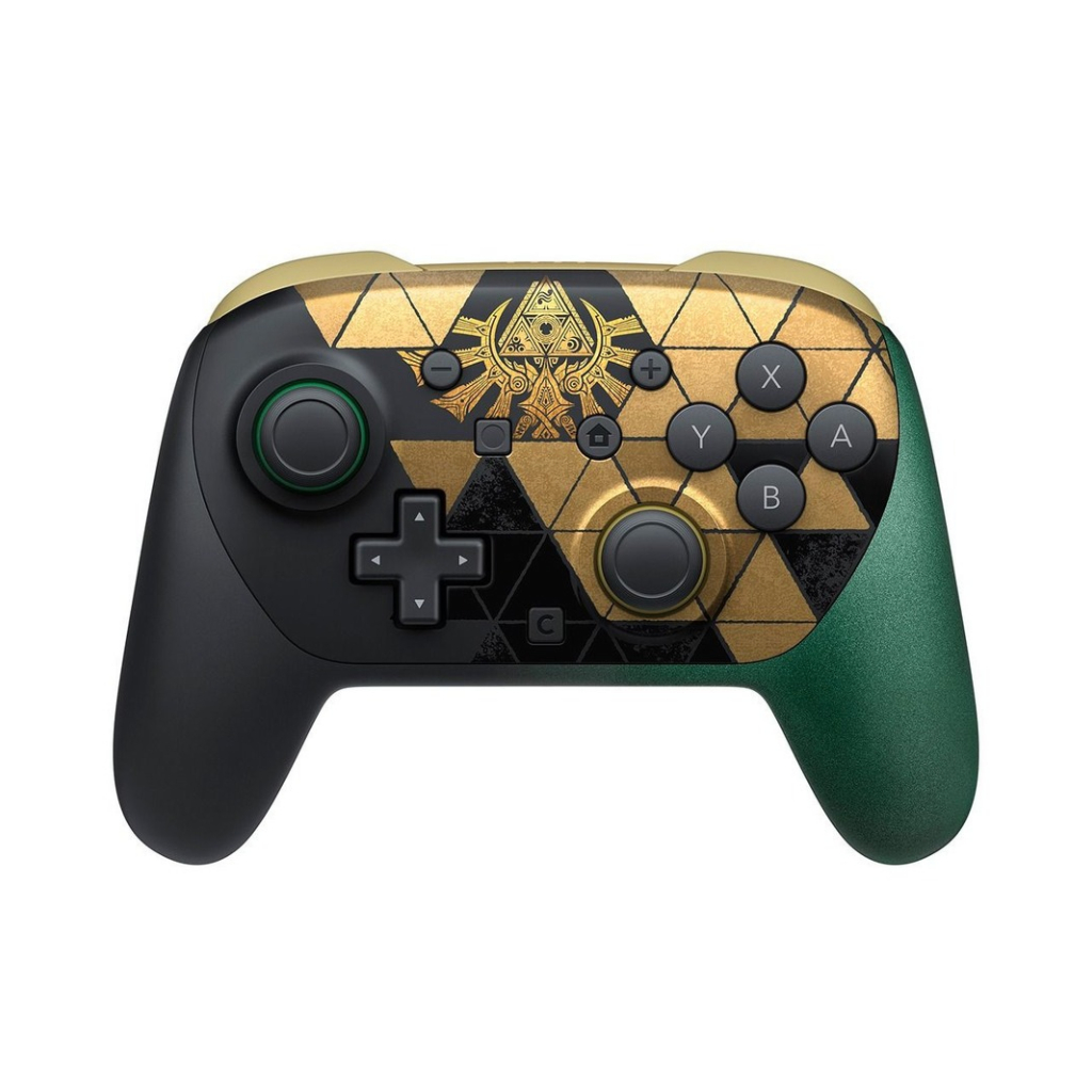 Nintendo Switch 2 Pro 控制器 薩爾達傳說 40週年紀念版（附展示台）｜限定收藏版・無線手掣・Hall Effect 搖桿・Zelda Collector Edition｜香港行貨
