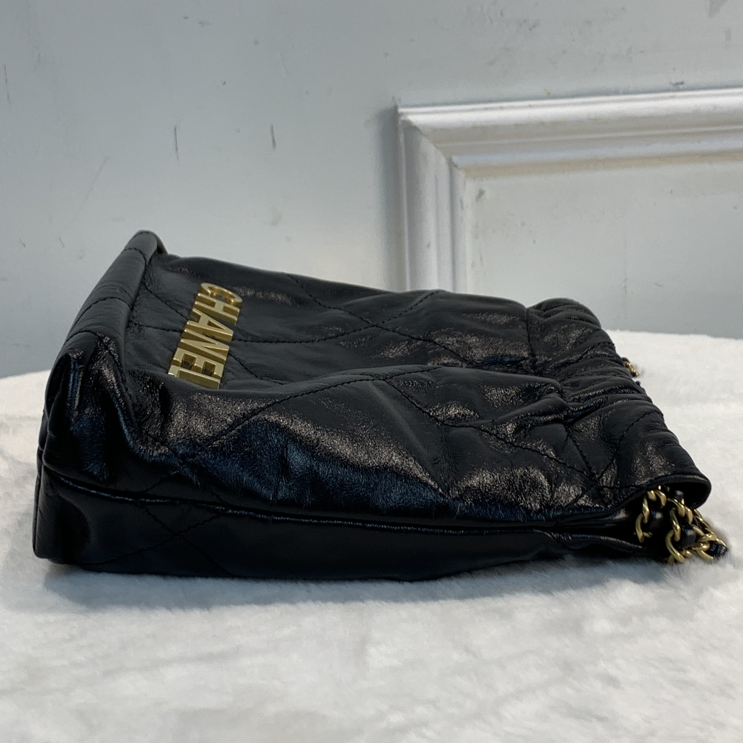 25年正單 Chanel mini 22 bag迷你垃圾袋