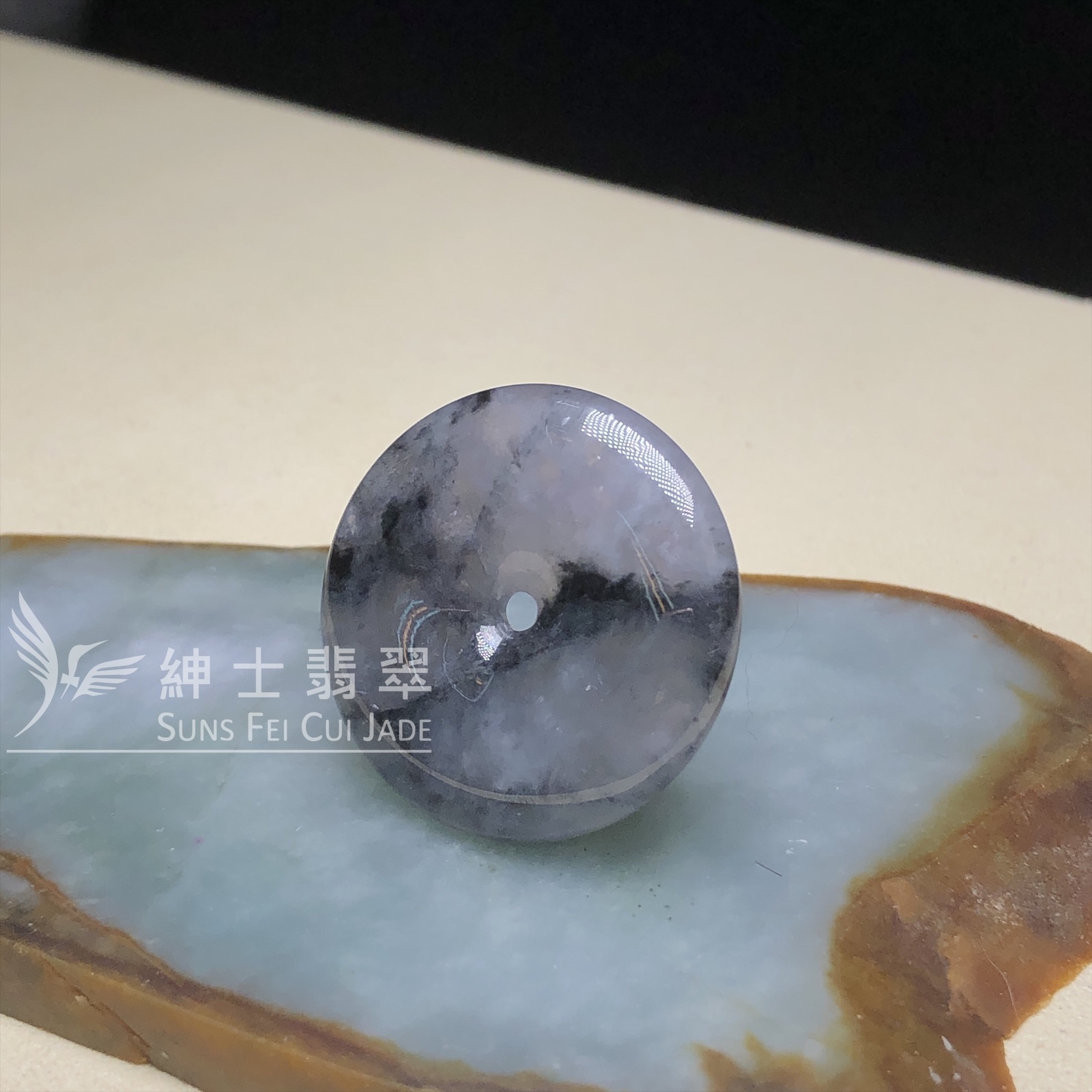 山水烏雞平安扣  B08287