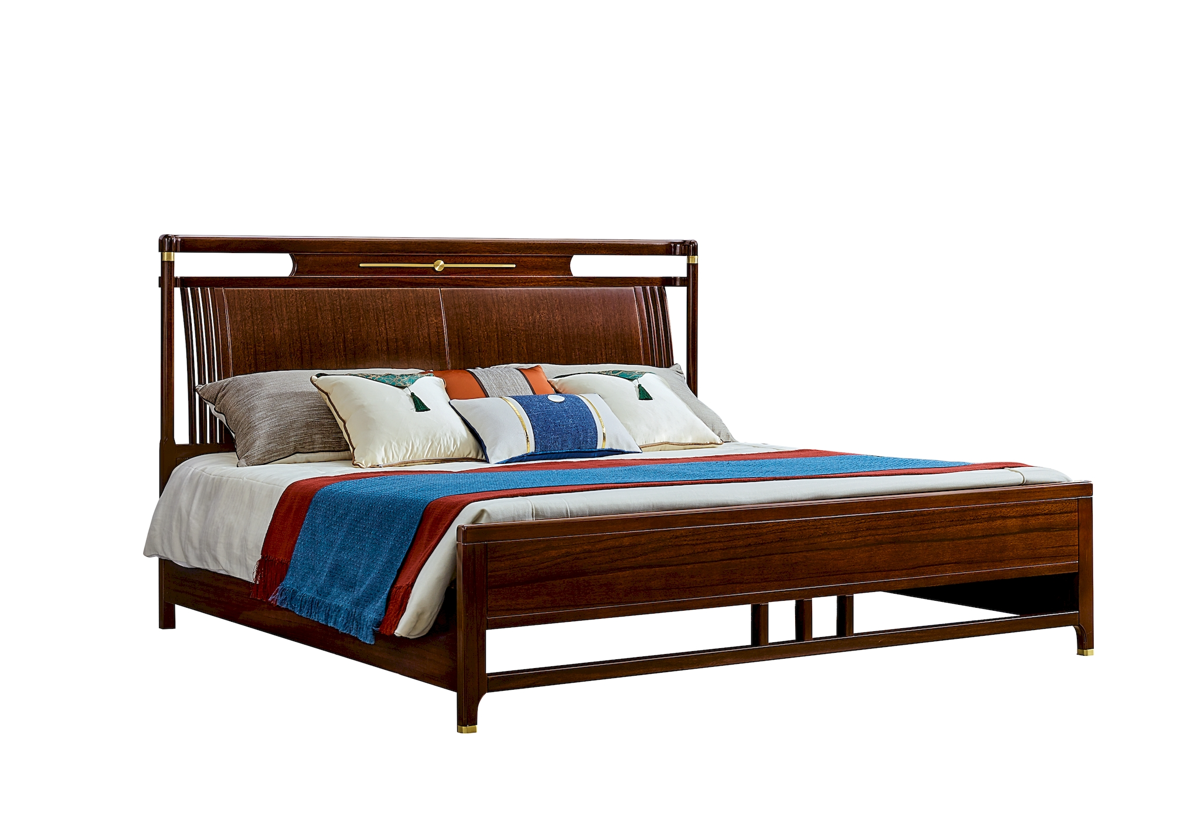 1.8米/1.5米 實木床架 9026