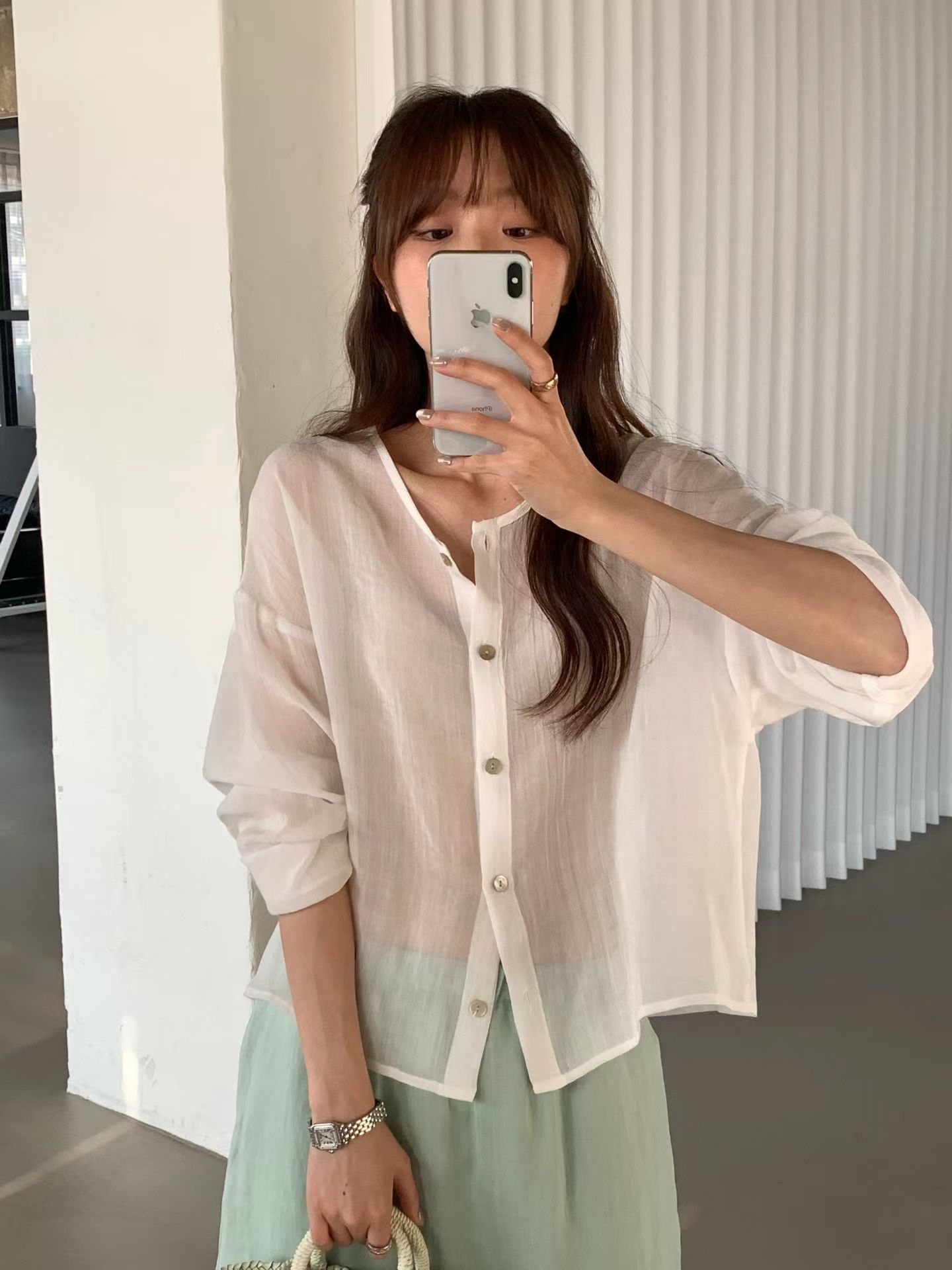 🇰🇷東大門女裝 | modern linen shirt